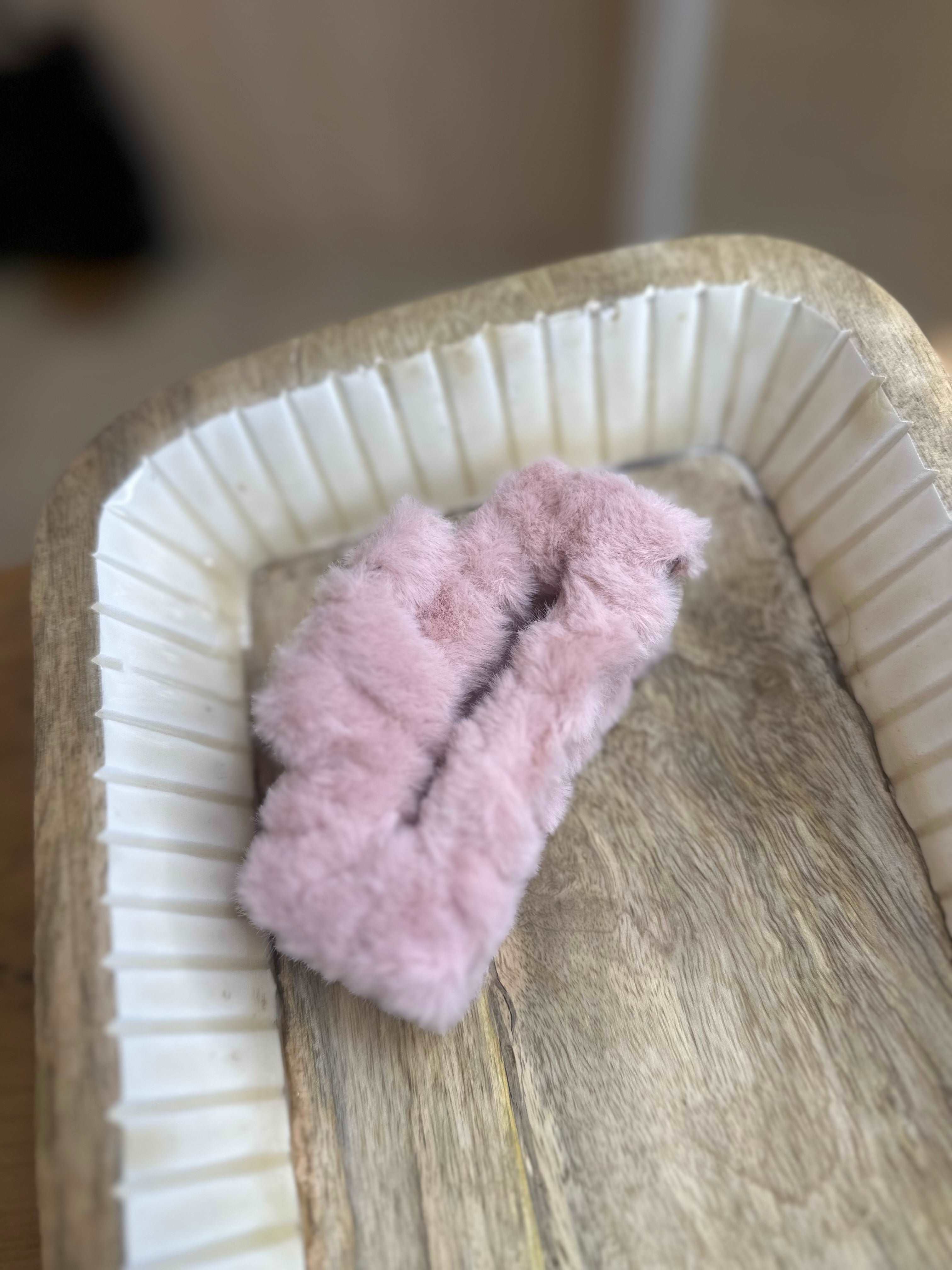 Faux Fur Claw Clip