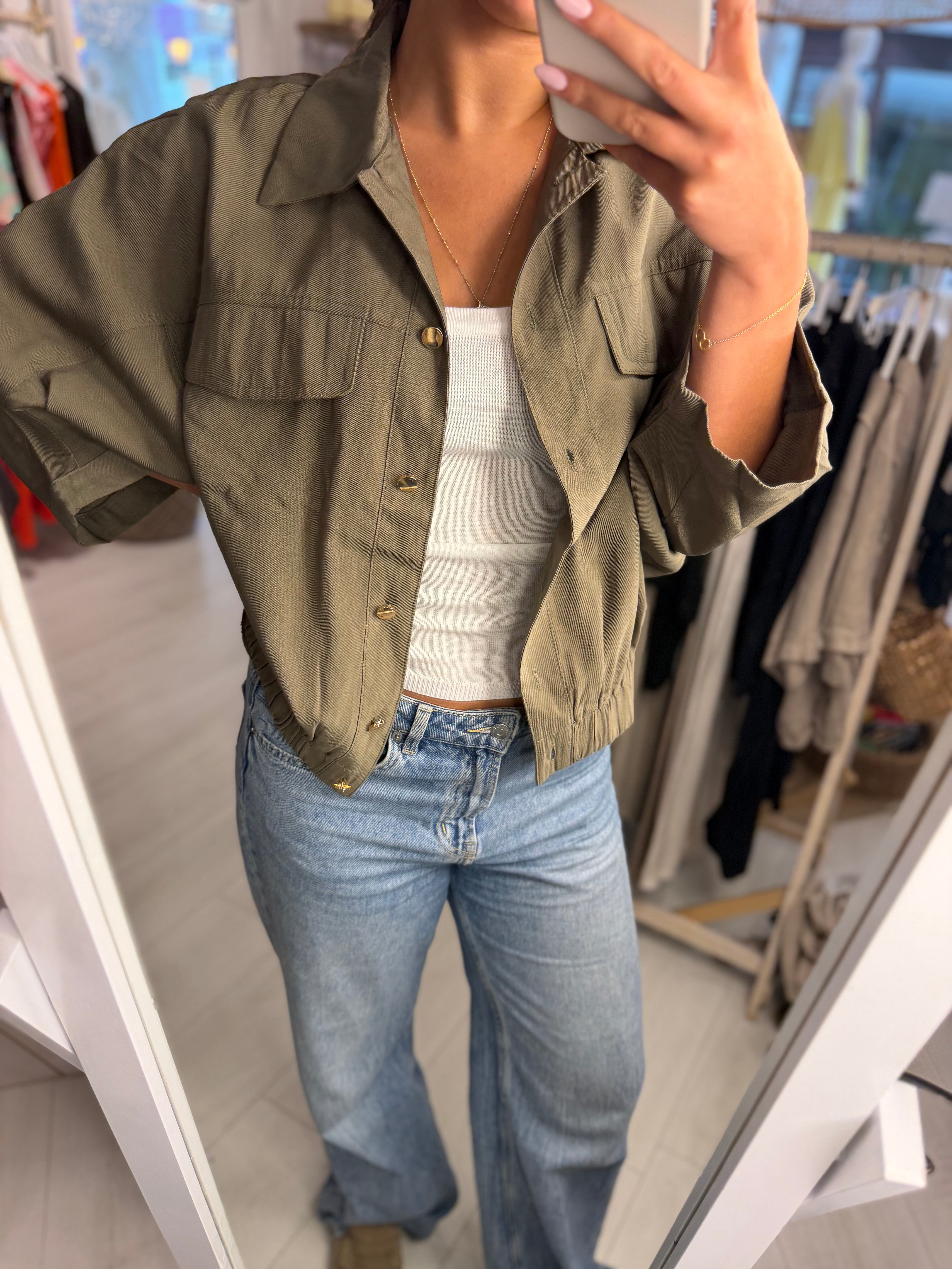 Leonie Button Front Jacket