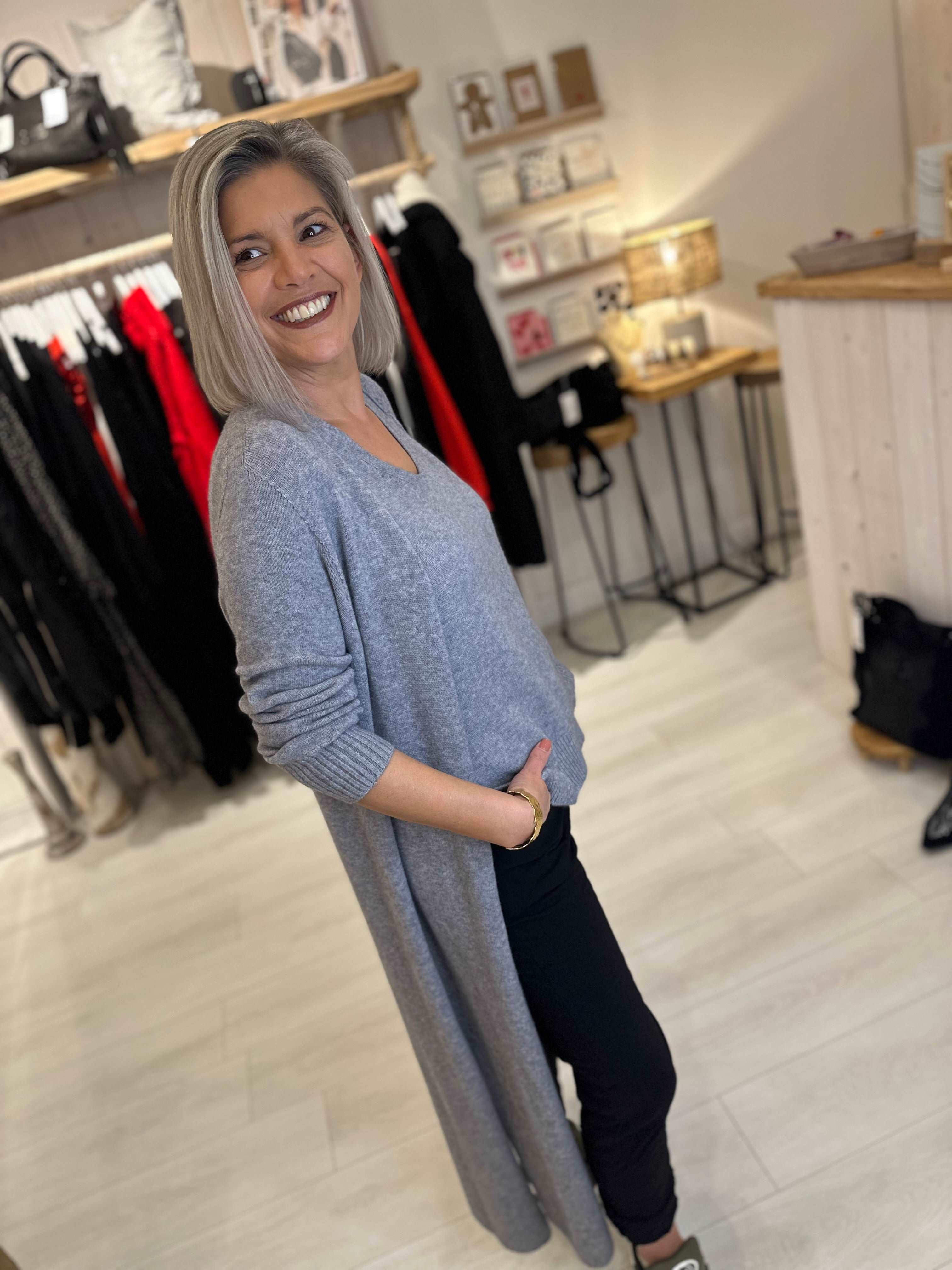 Luxe Open Long Cardigan