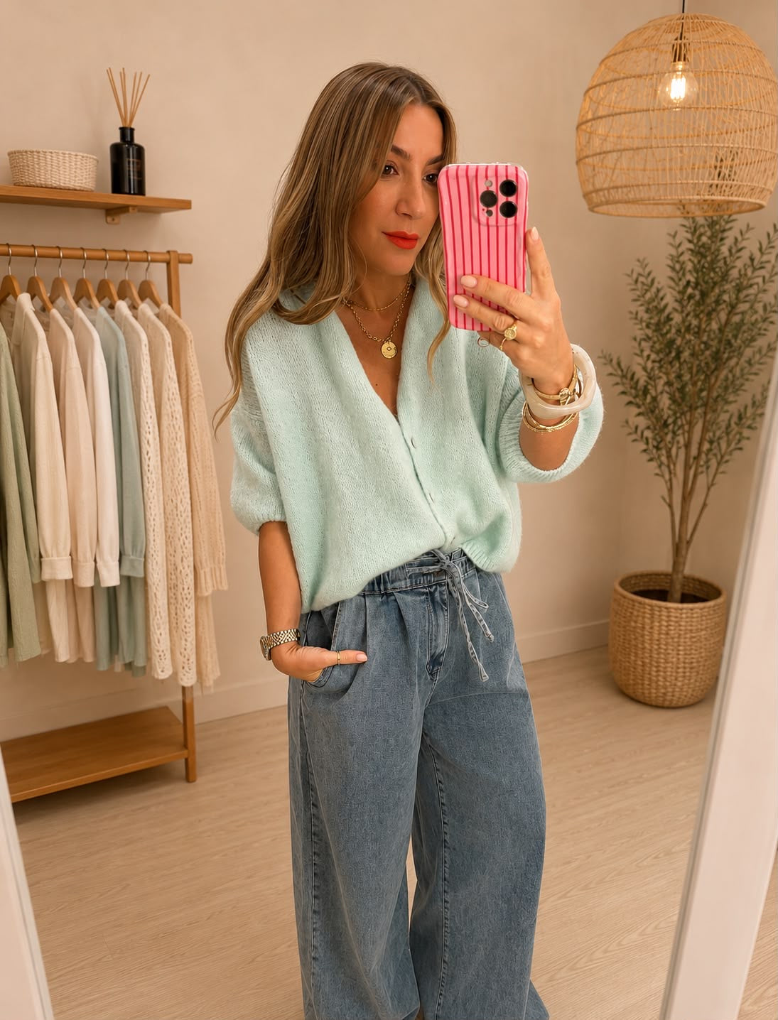 Maddie Mohair Short Sleeved Cardigan