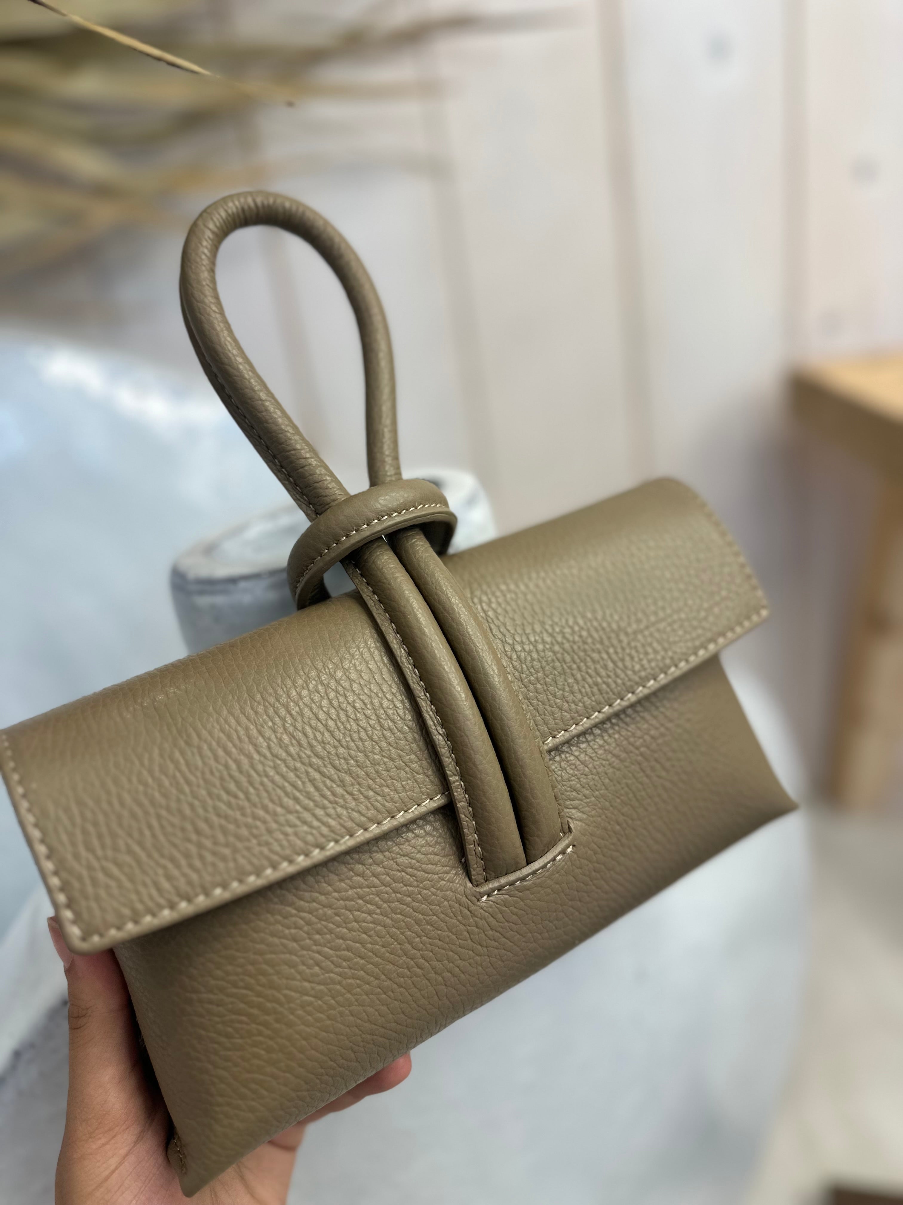 Lulu Loop Handle Leather Bag
