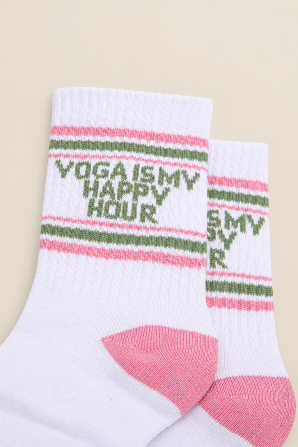 Yoga Is My Happy Hour Socks