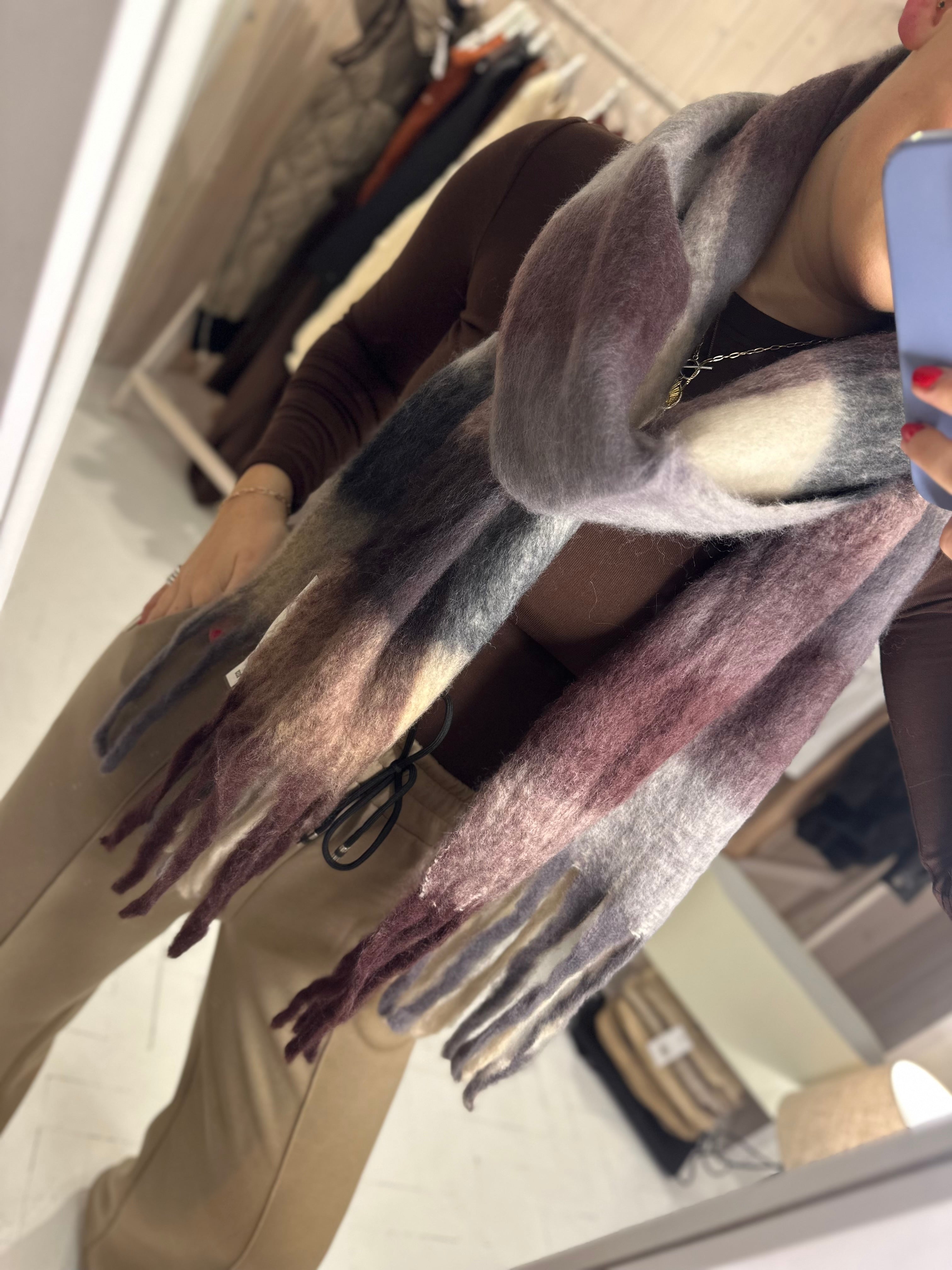 Chunky Scarf - Checkered