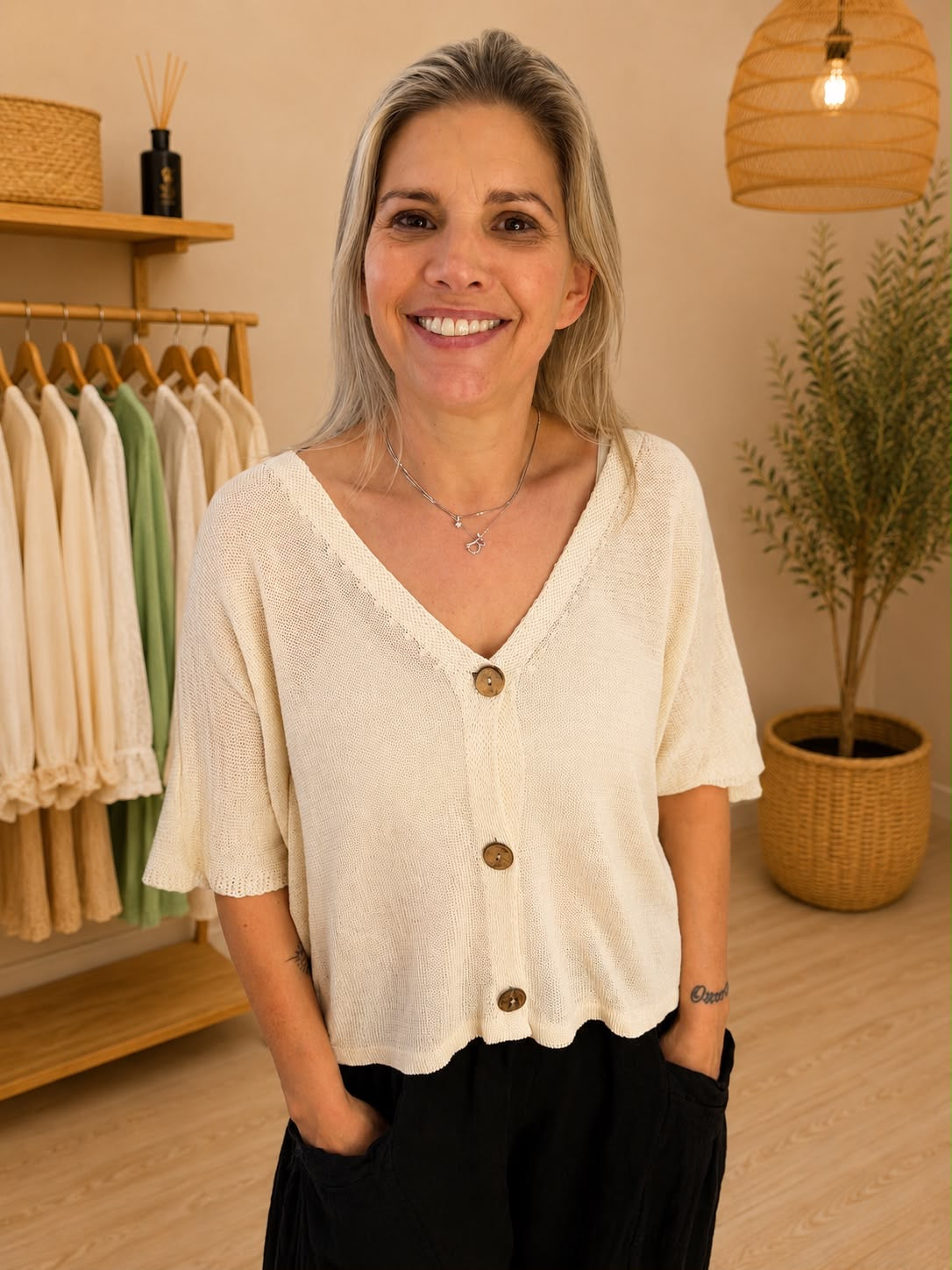 Valentyne Boxy Cardigan