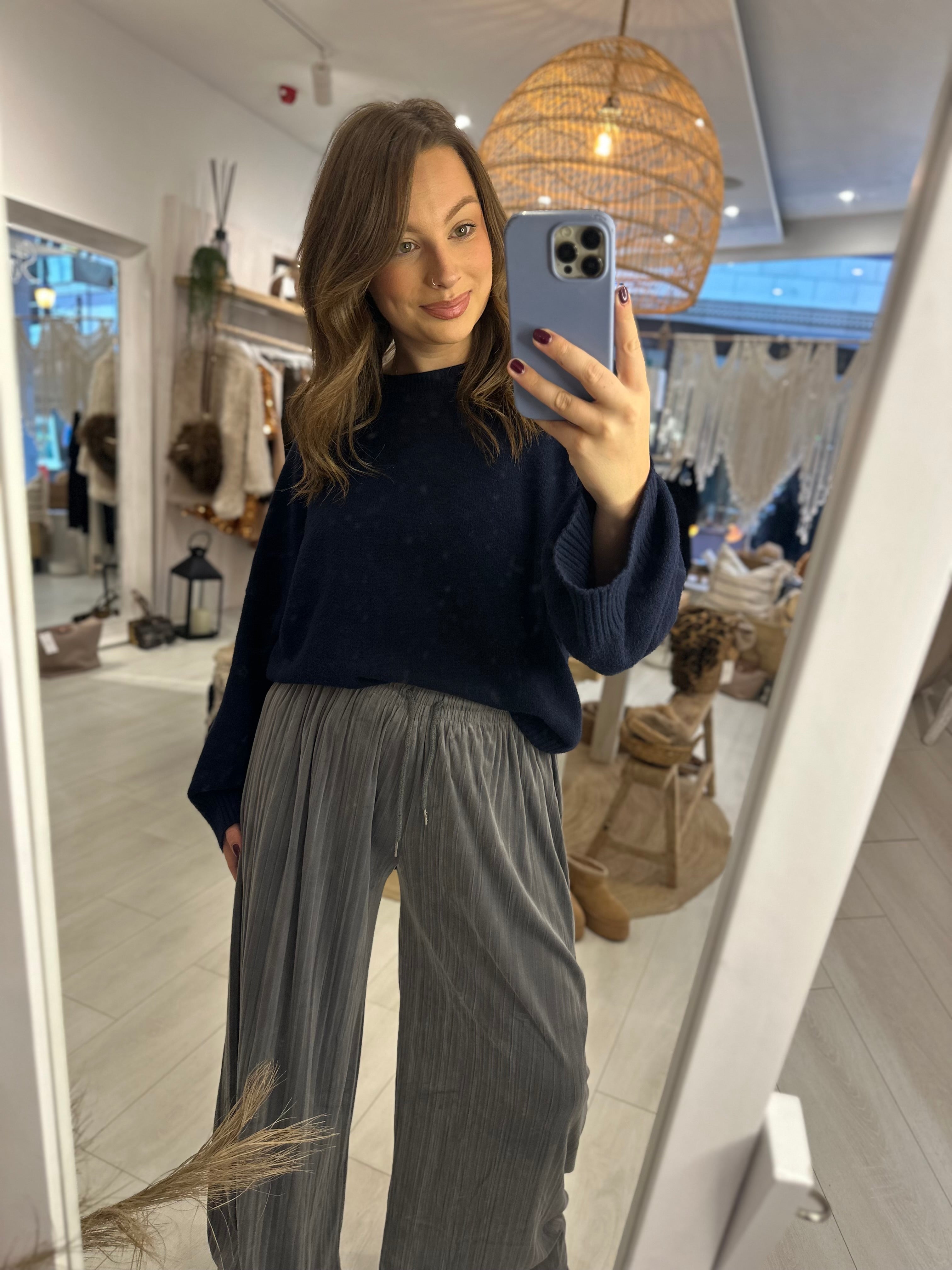 Willow Velvet Wide Leg Trousers