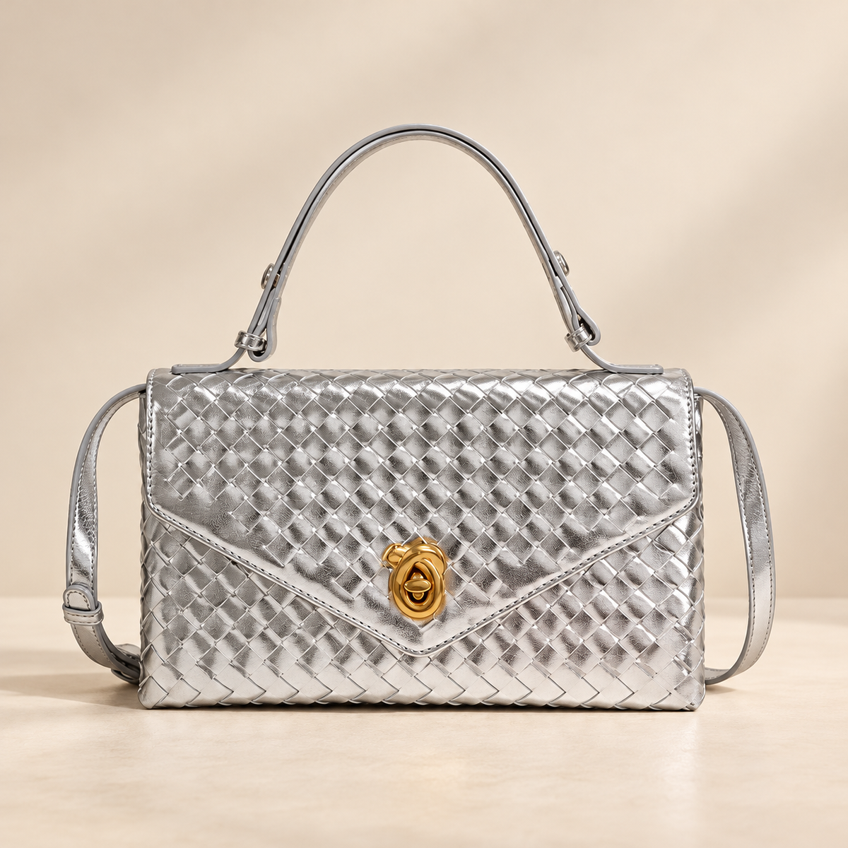 Boti Woven Envelope Clutch