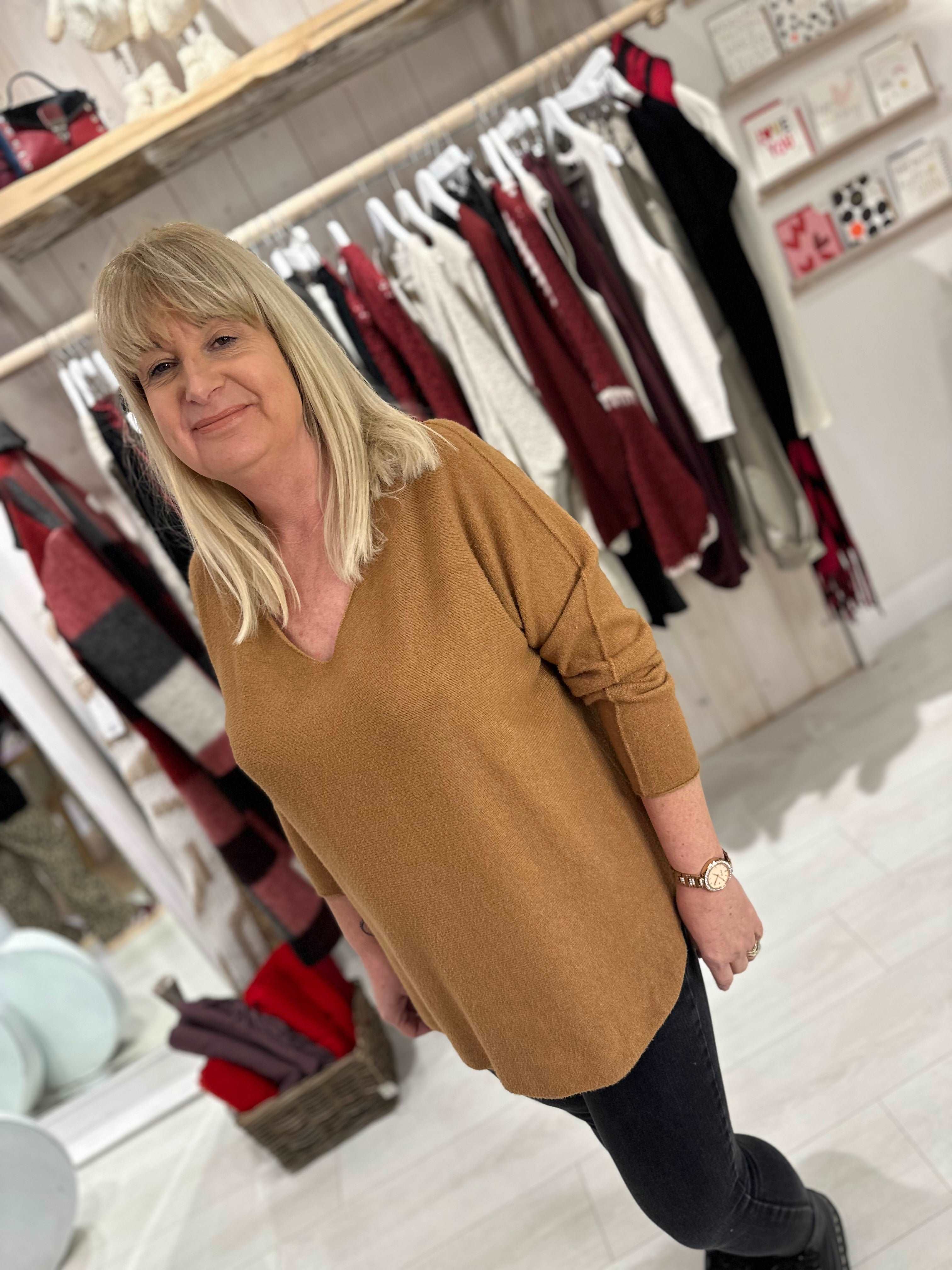 V-Neck Soft 'Made In Italy' Knit