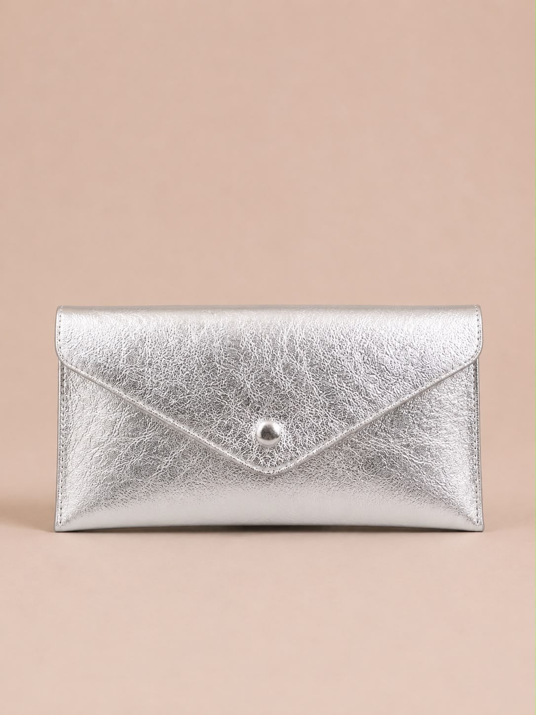 Alissa Envelope Leather Clutch