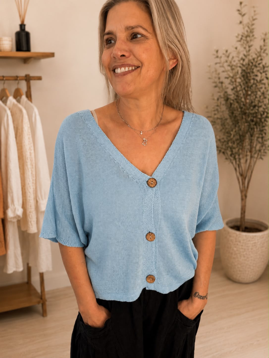Valentyne Boxy Cardigan