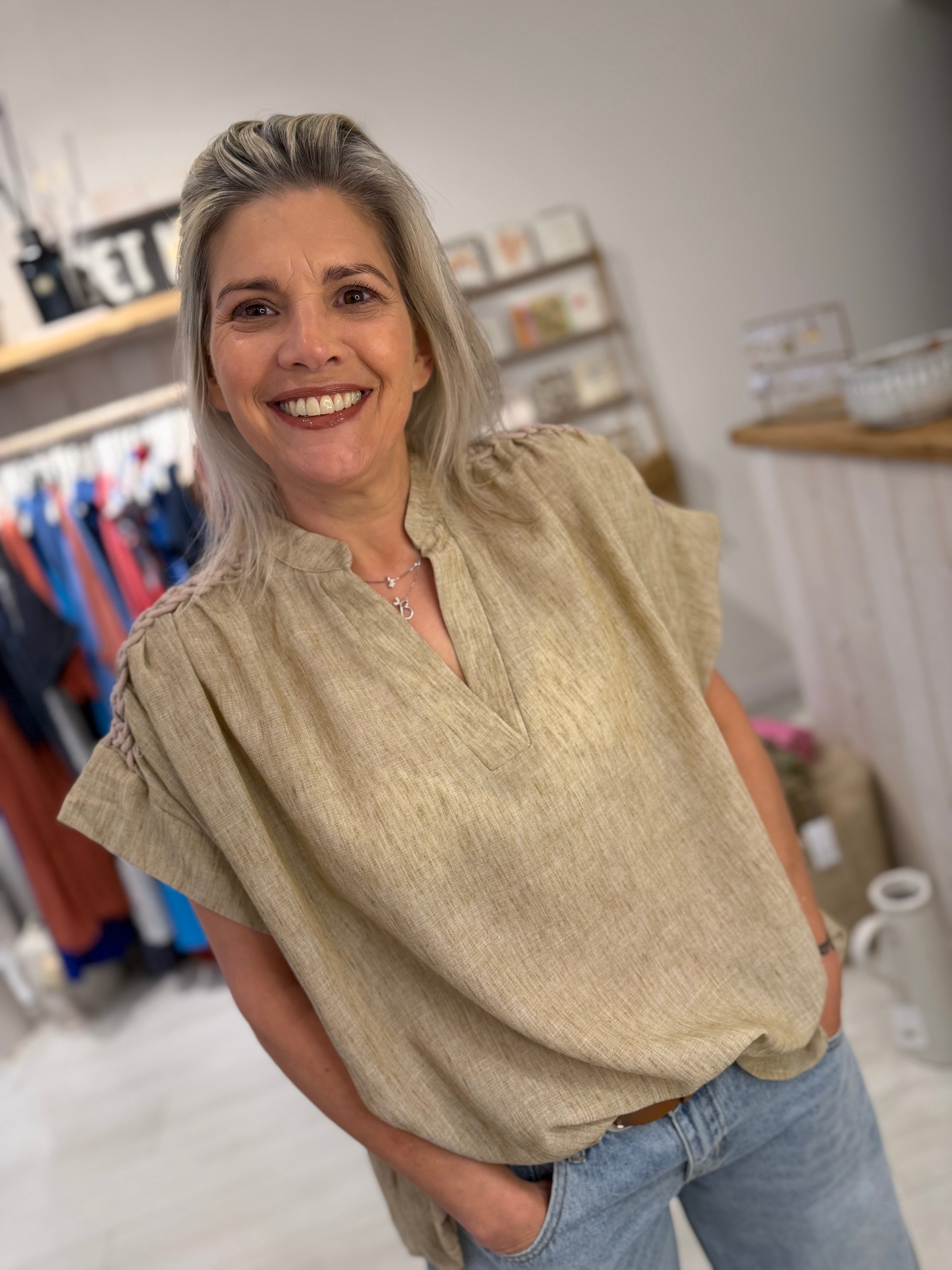 Fiorella Rope Detail Blouse