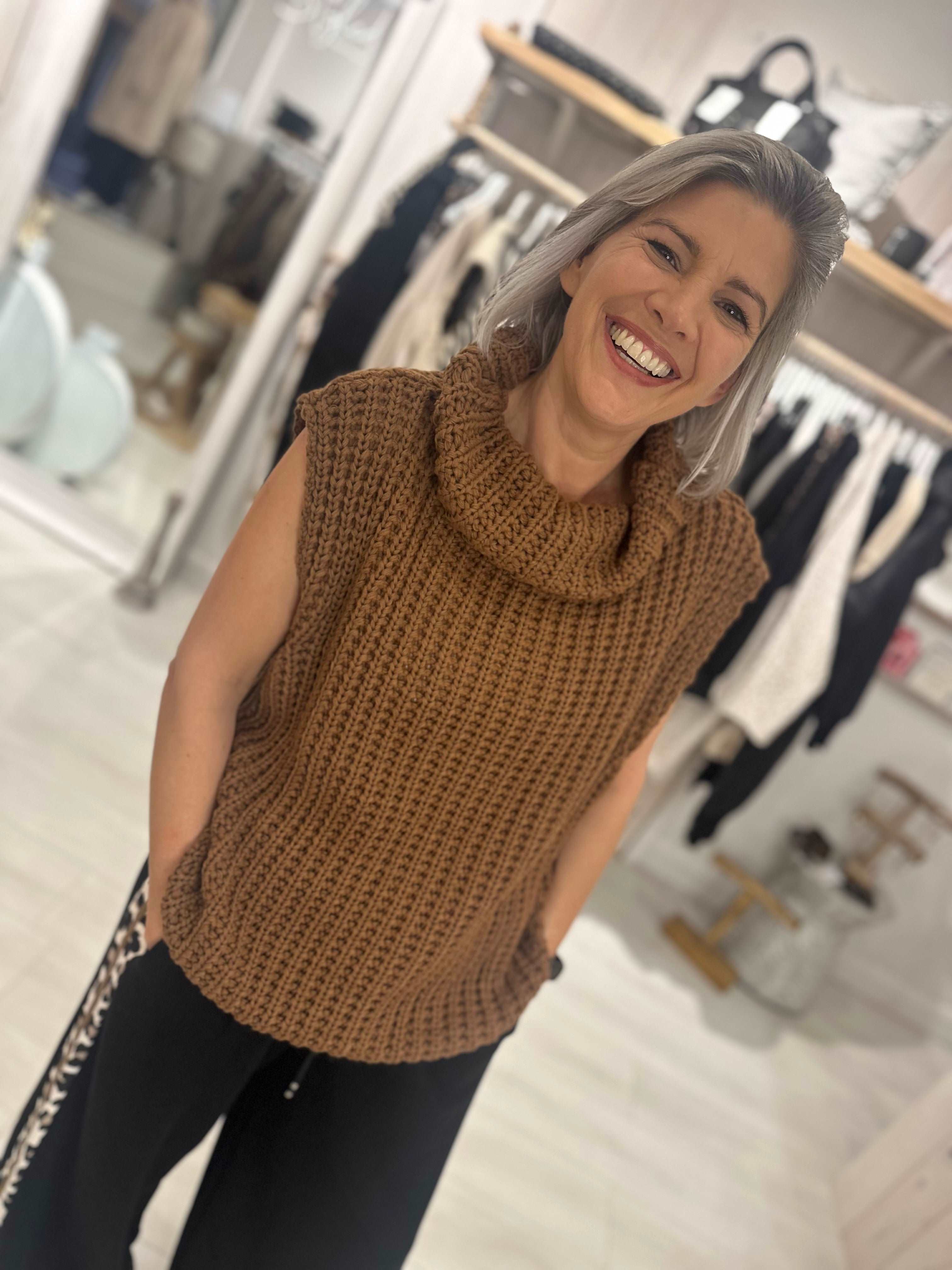 Salima Roll Neck Tank