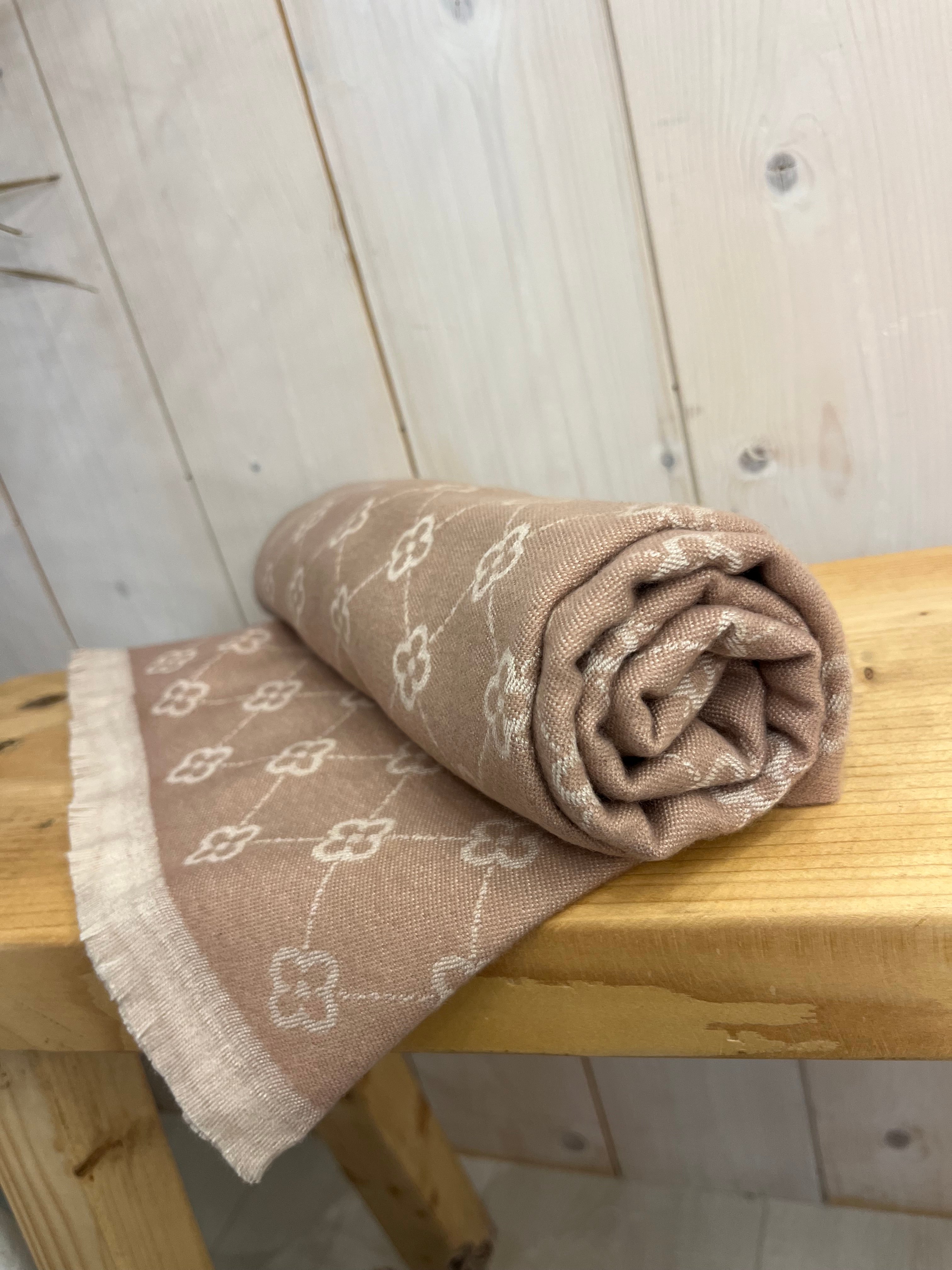 Clover Print Reversible Scarf