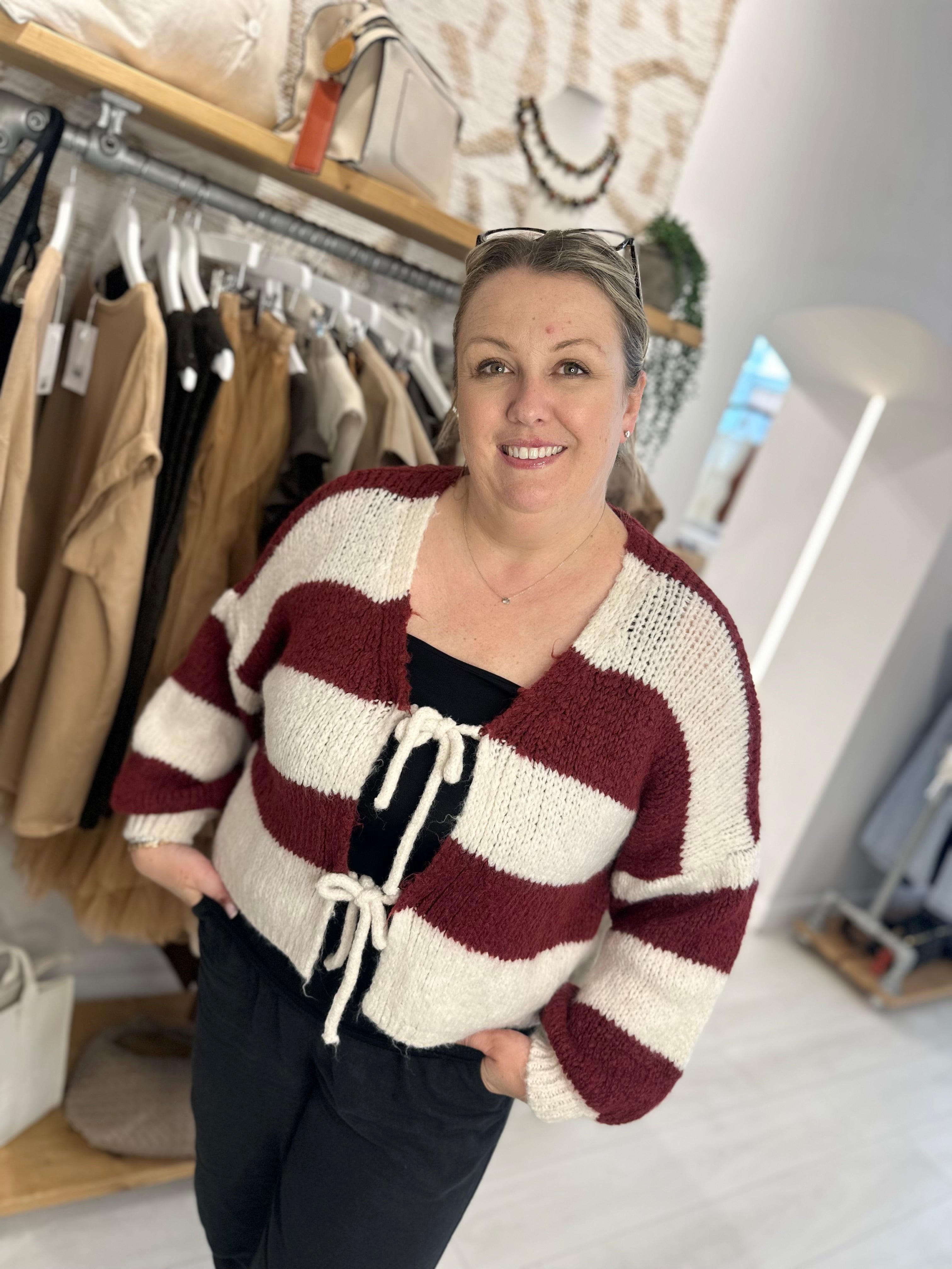 Totty Tie- Front Cardi