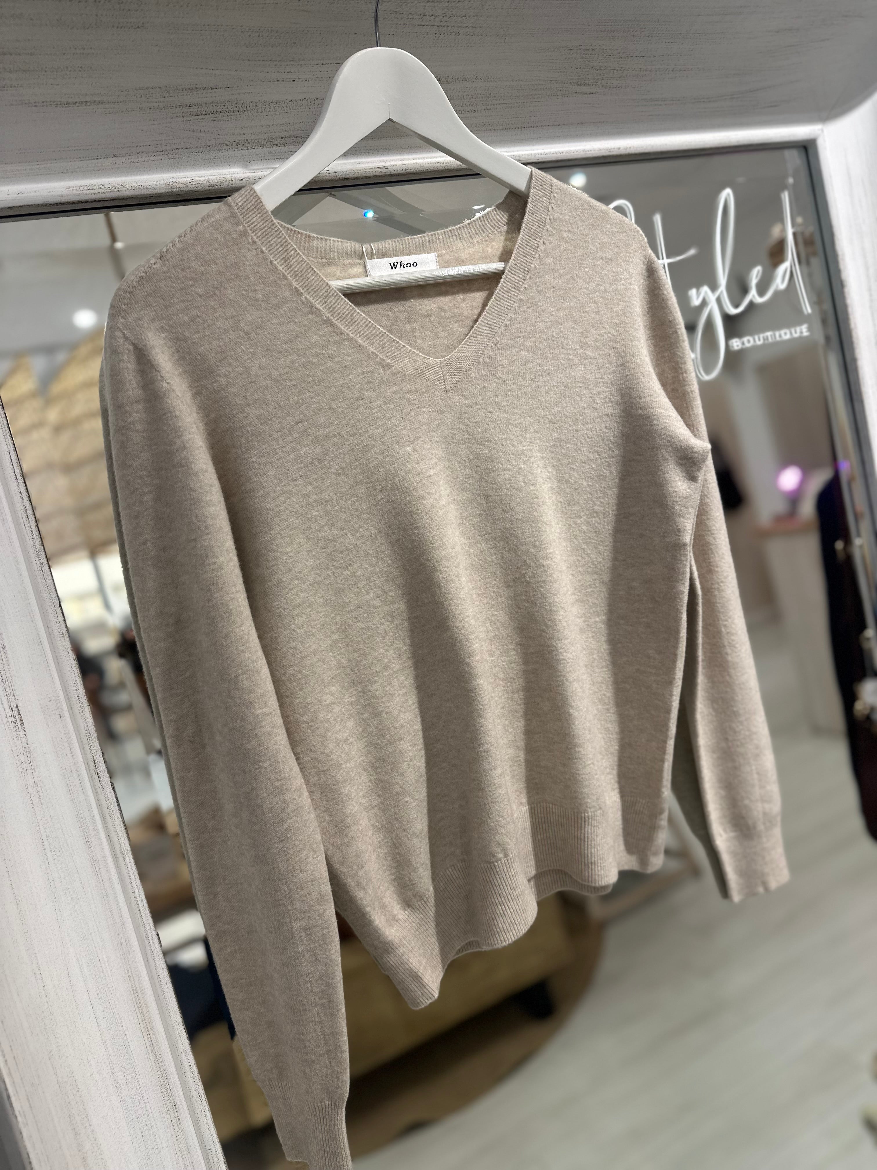 Rosie V-Neck Lightweight Knit