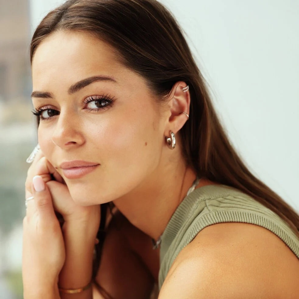 Starry Night Chunky Hoops