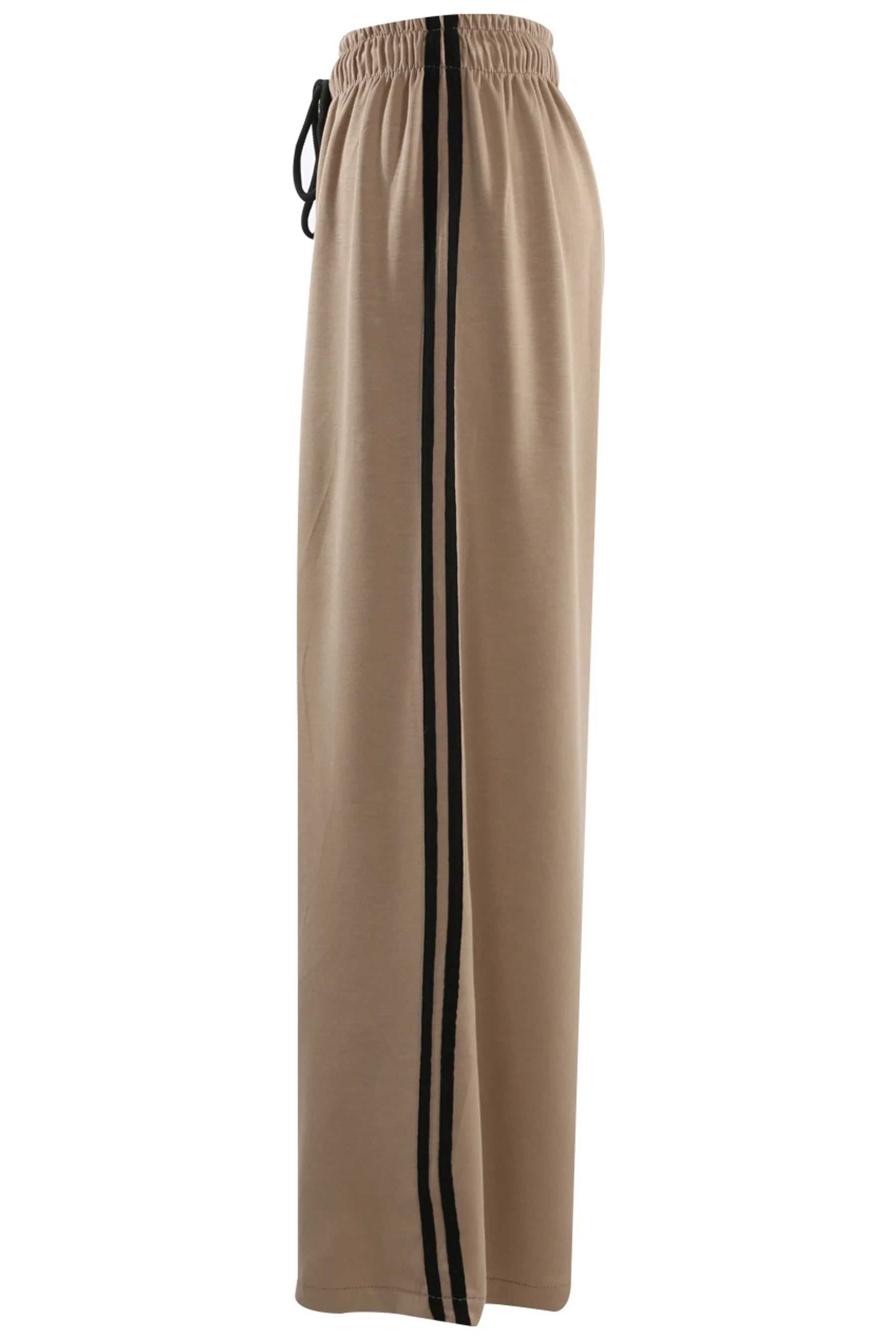 Side Stripe Wide Leg Trousers