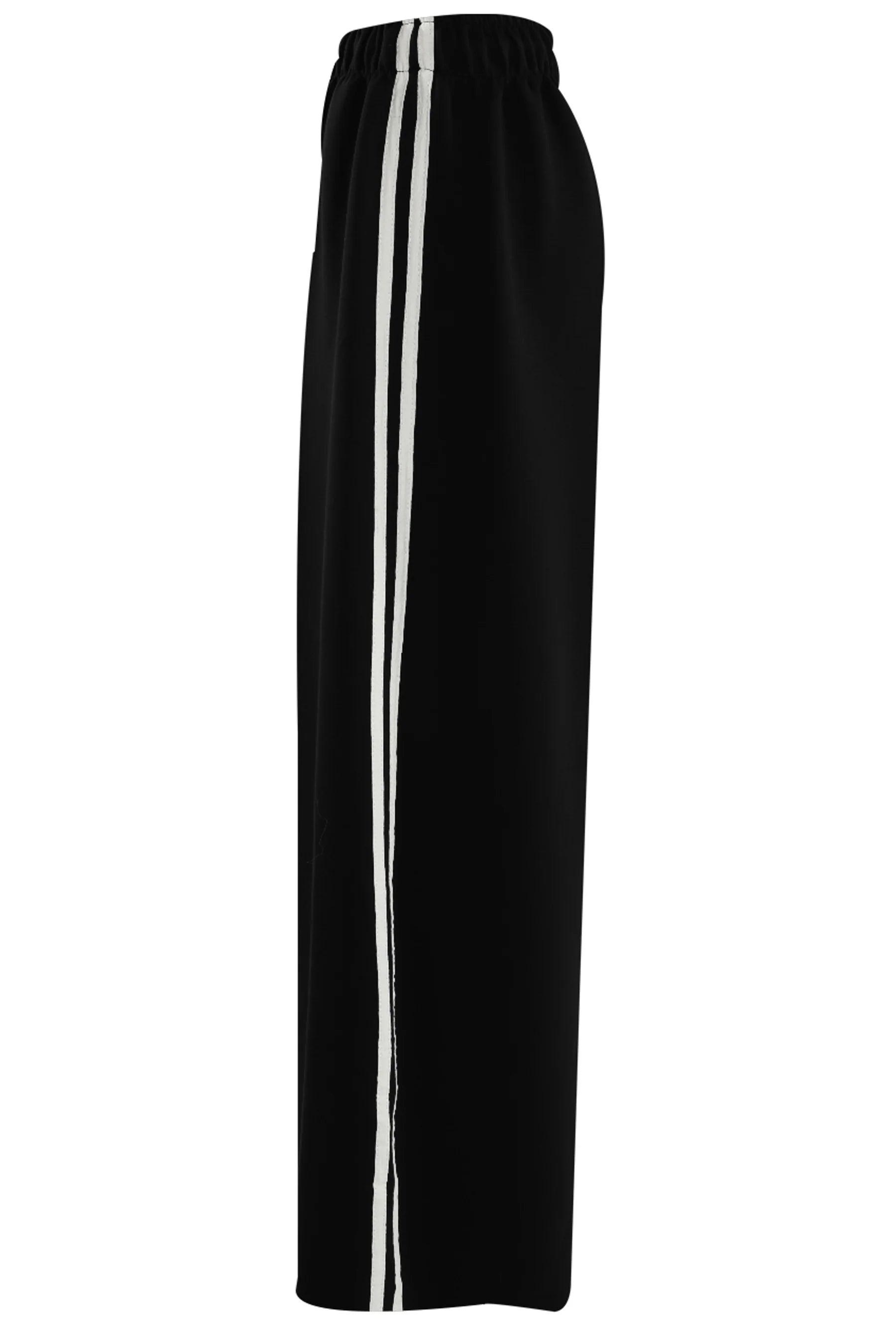 Side Stripe Wide Leg Trousers
