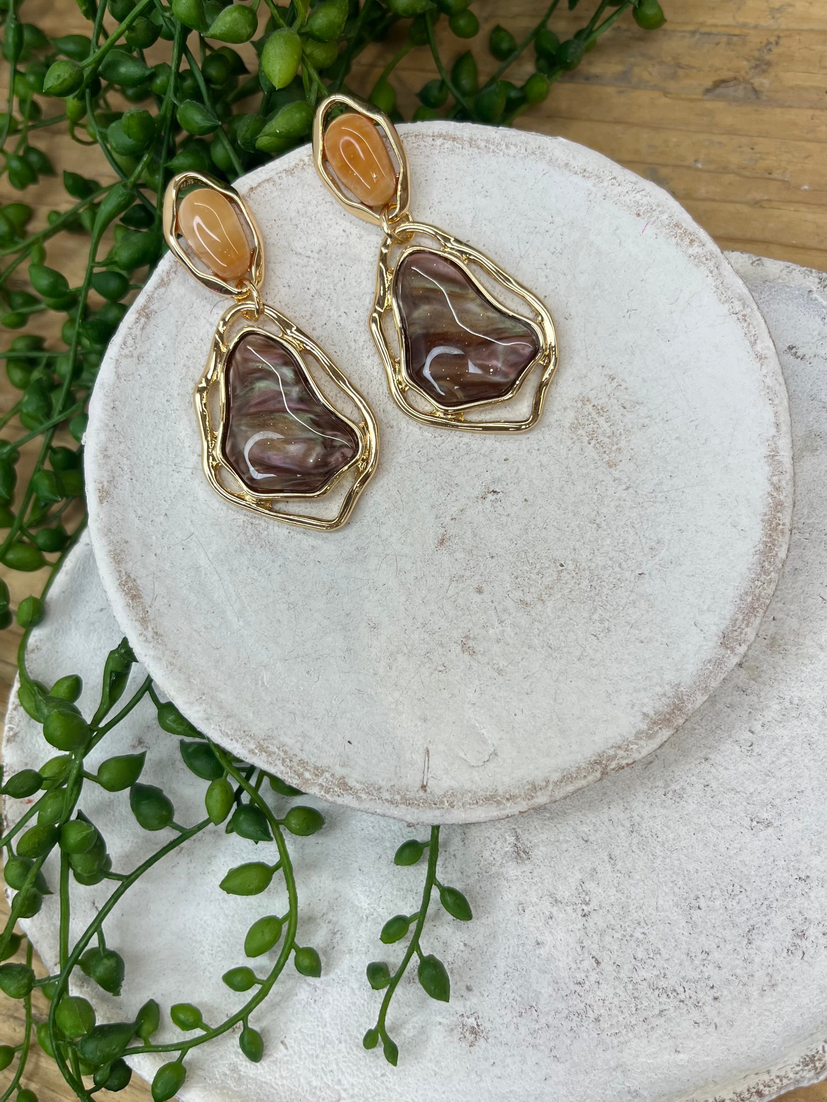 Siren's Stone Earrings