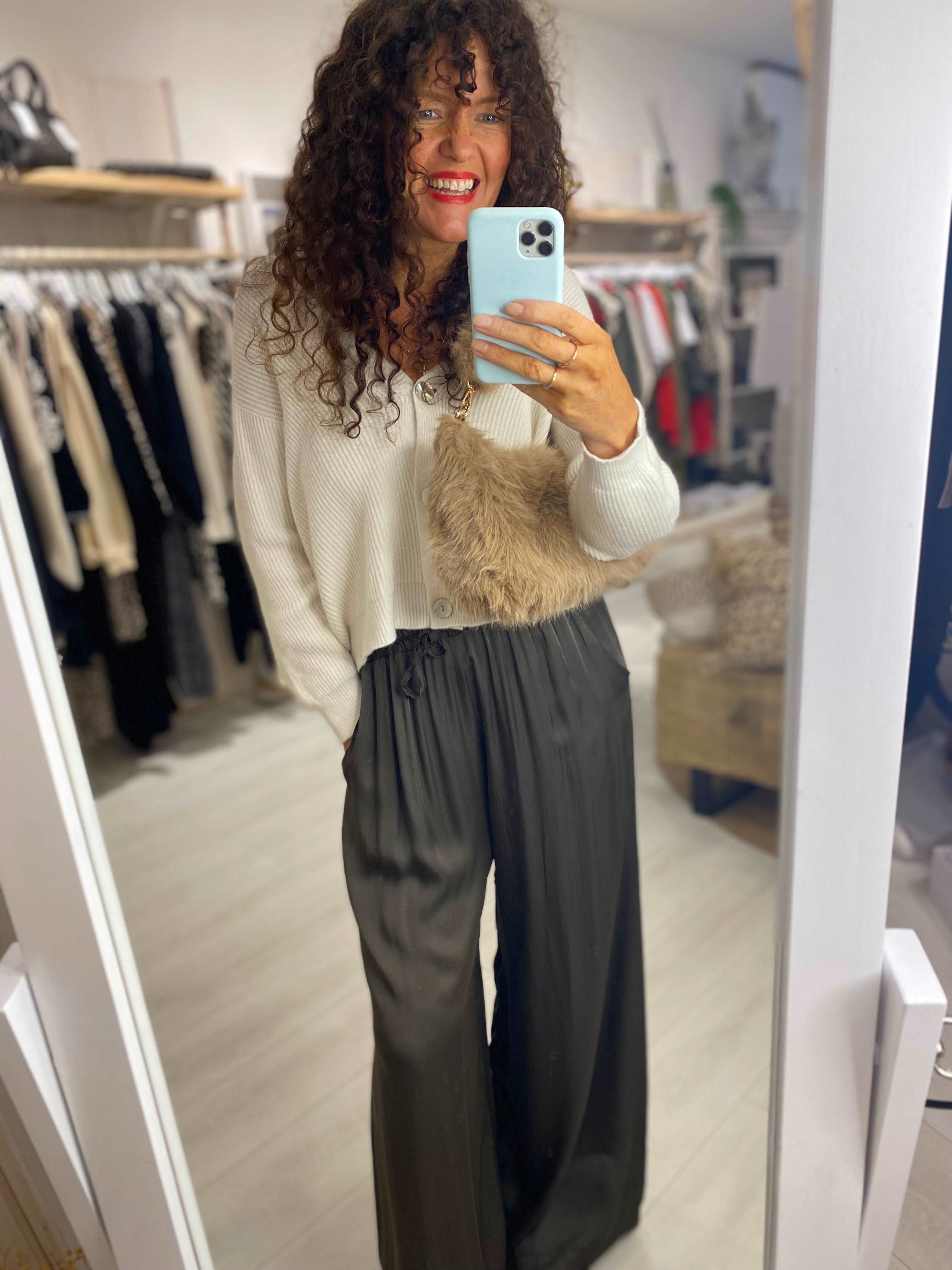 Faux Fur Shoulder Bag