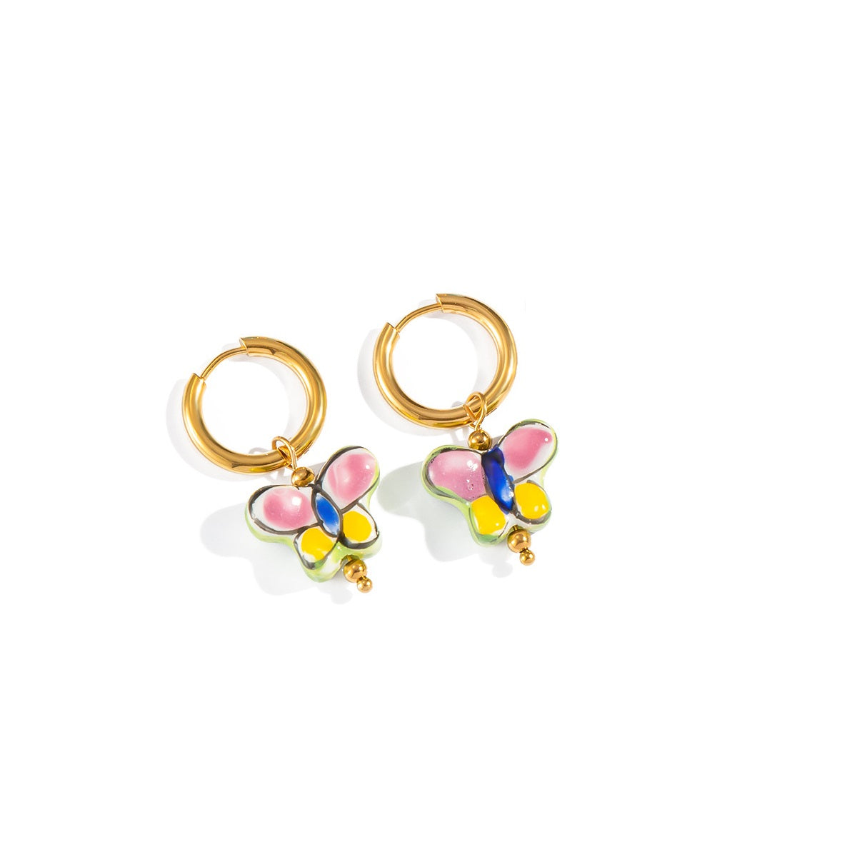 Ceramic Butterfly earring