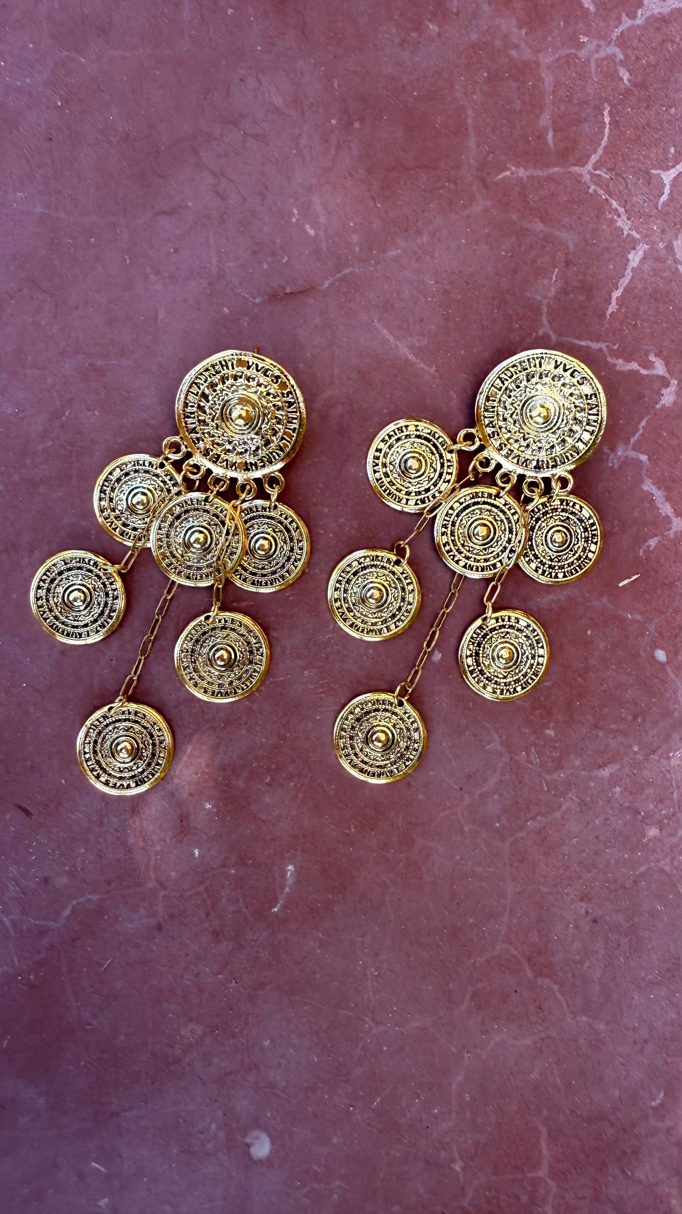 Nisrine Layered Mandala Earrings