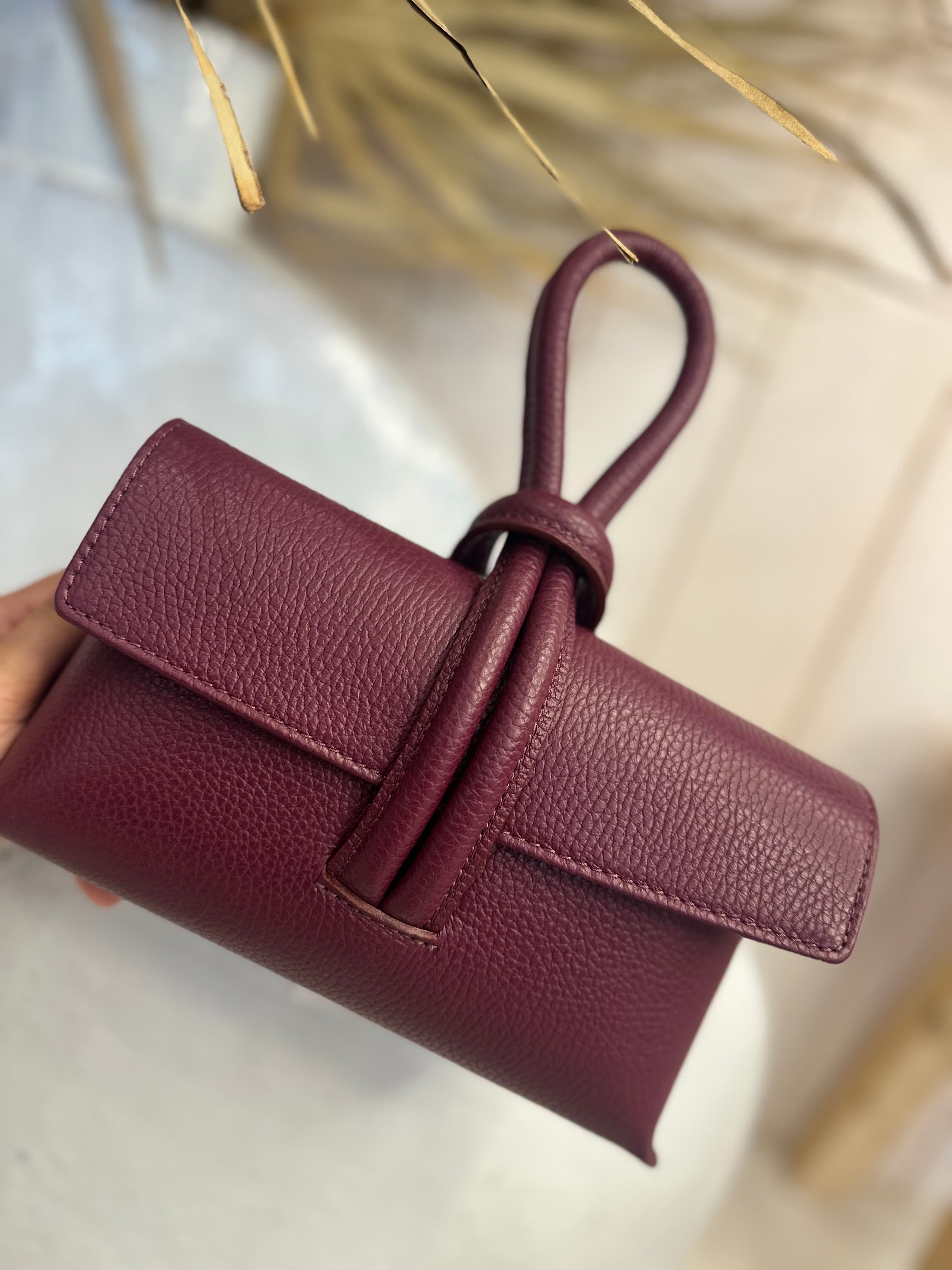 Lulu Loop Handle Leather Bag