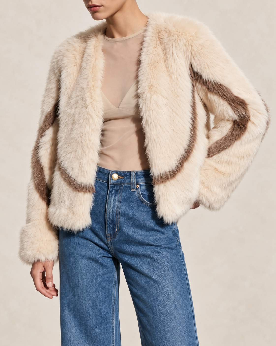 Chloe Faux Fur Jacket