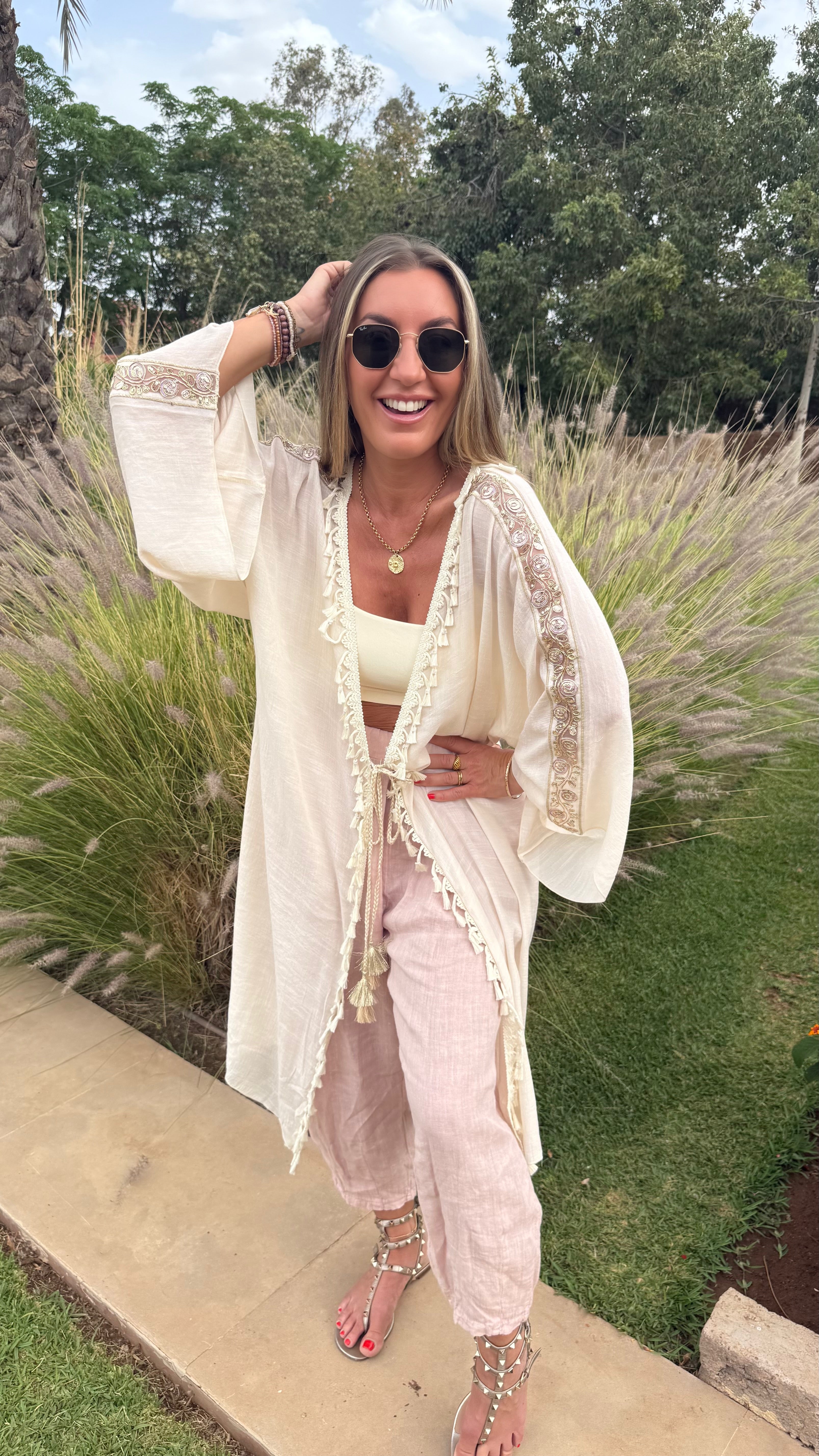 Adelina Tassel Kimono