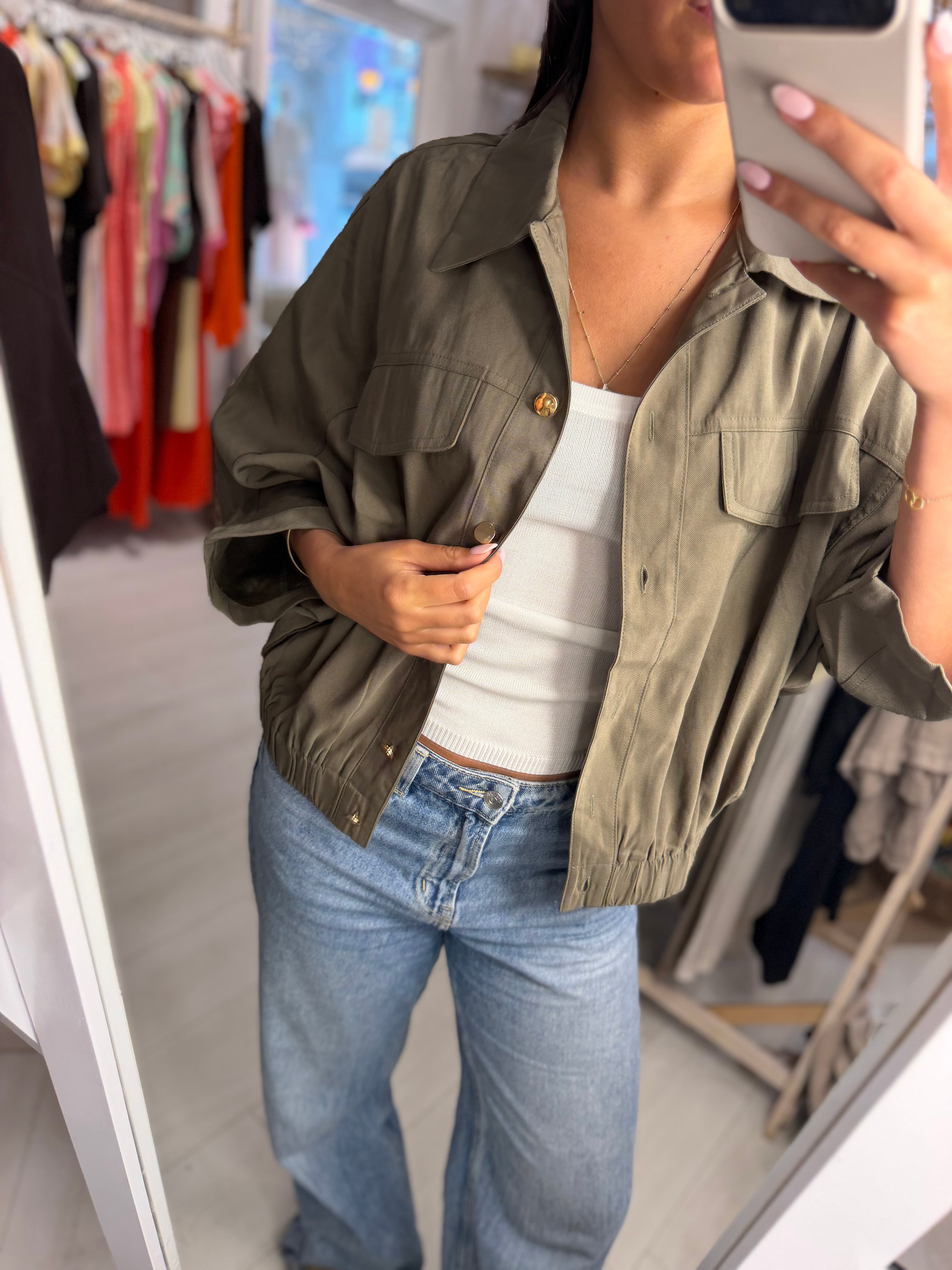 Leonie Button Front Jacket