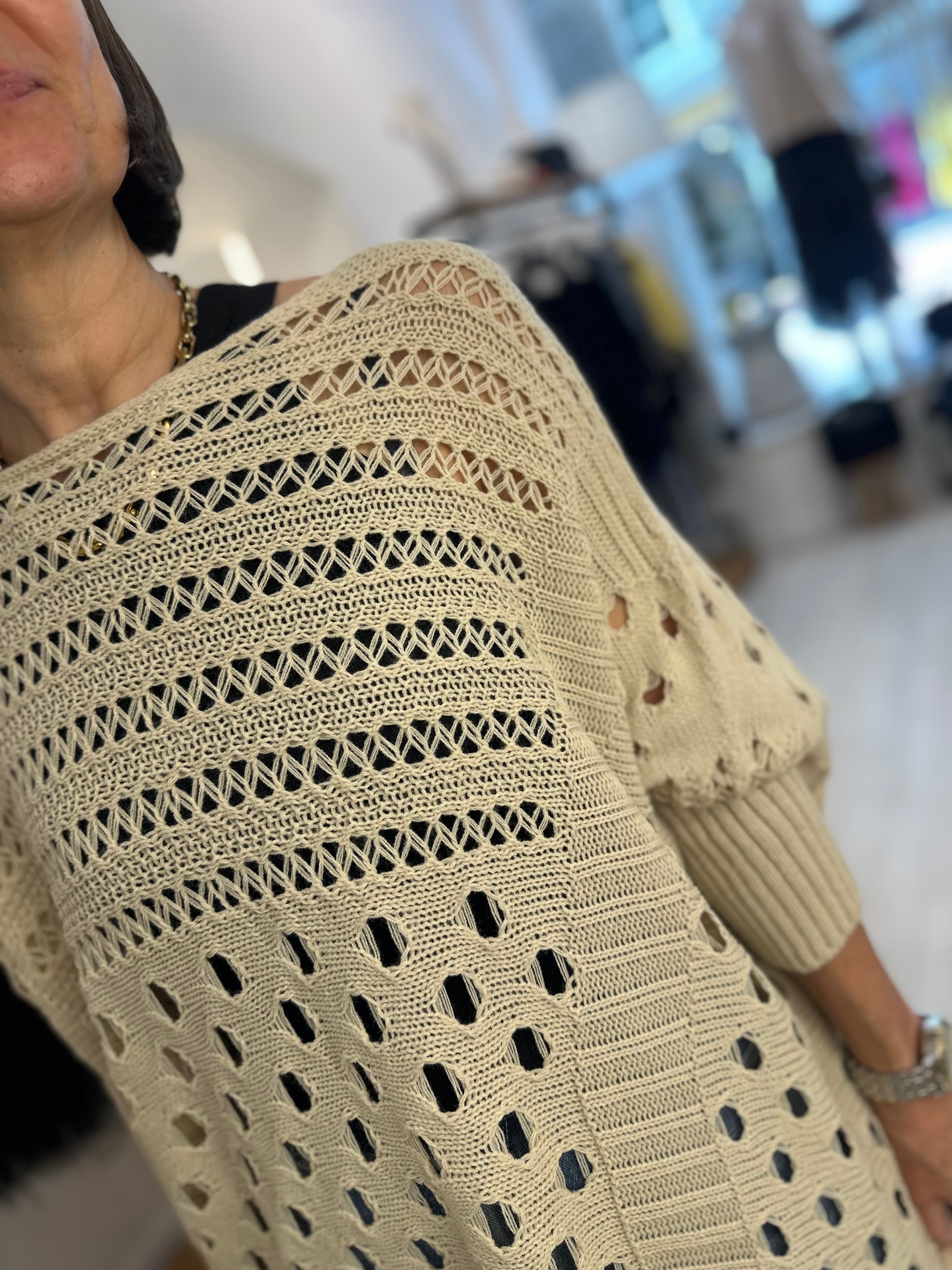 Ruby Crochet Boxy Jumper