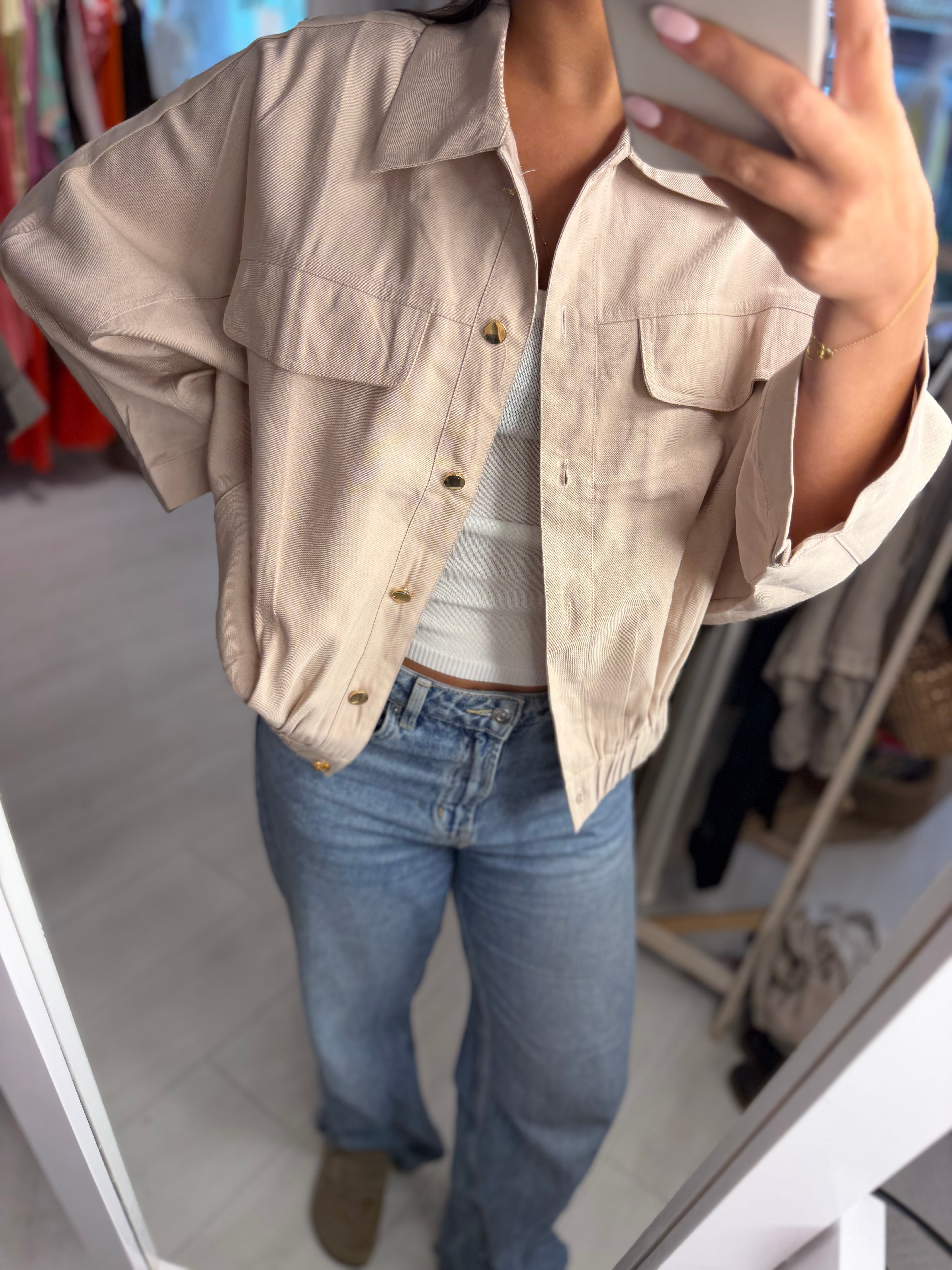Leonie Button Front Jacket