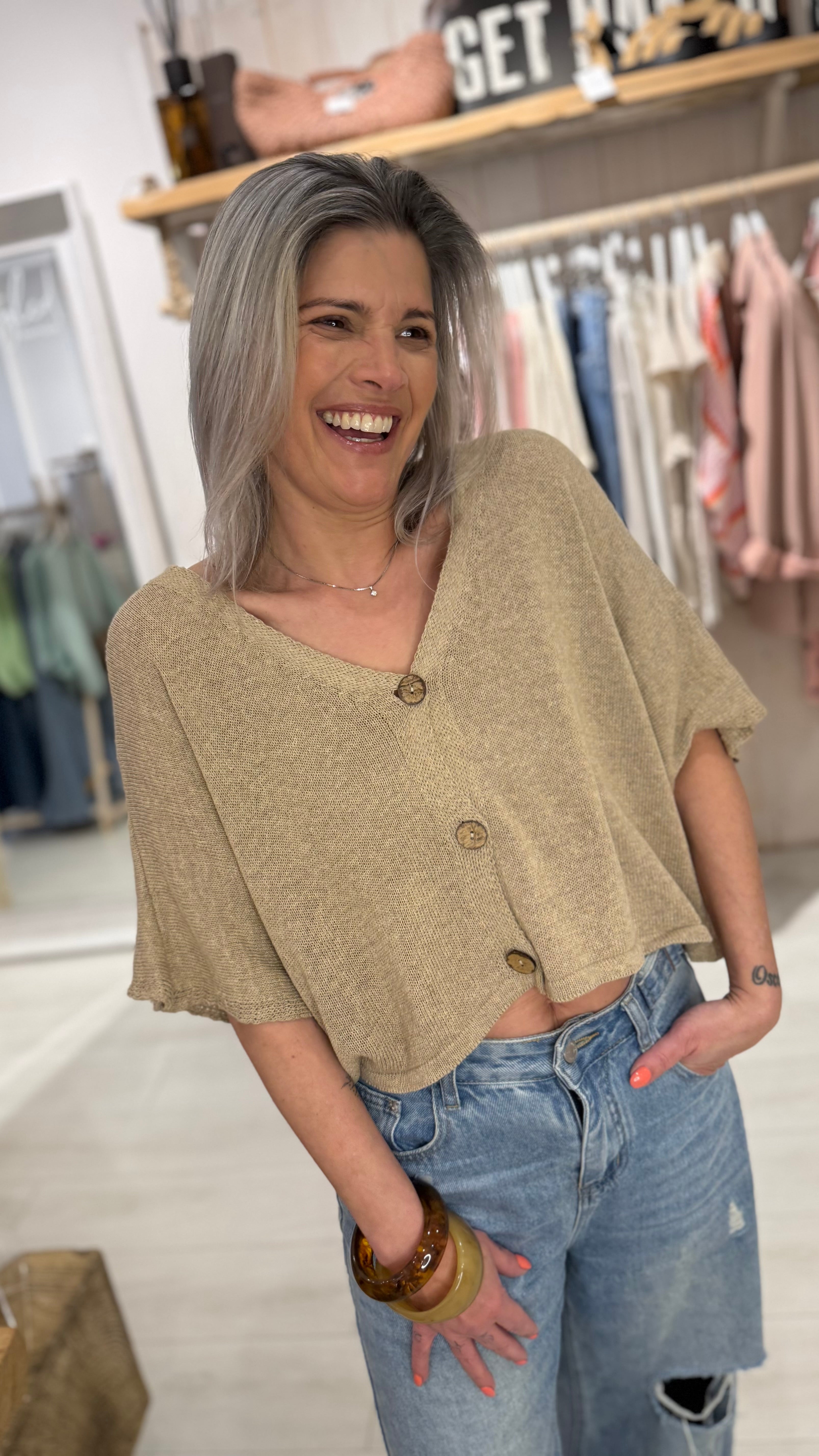 Fallon Loose Knit Cardigan