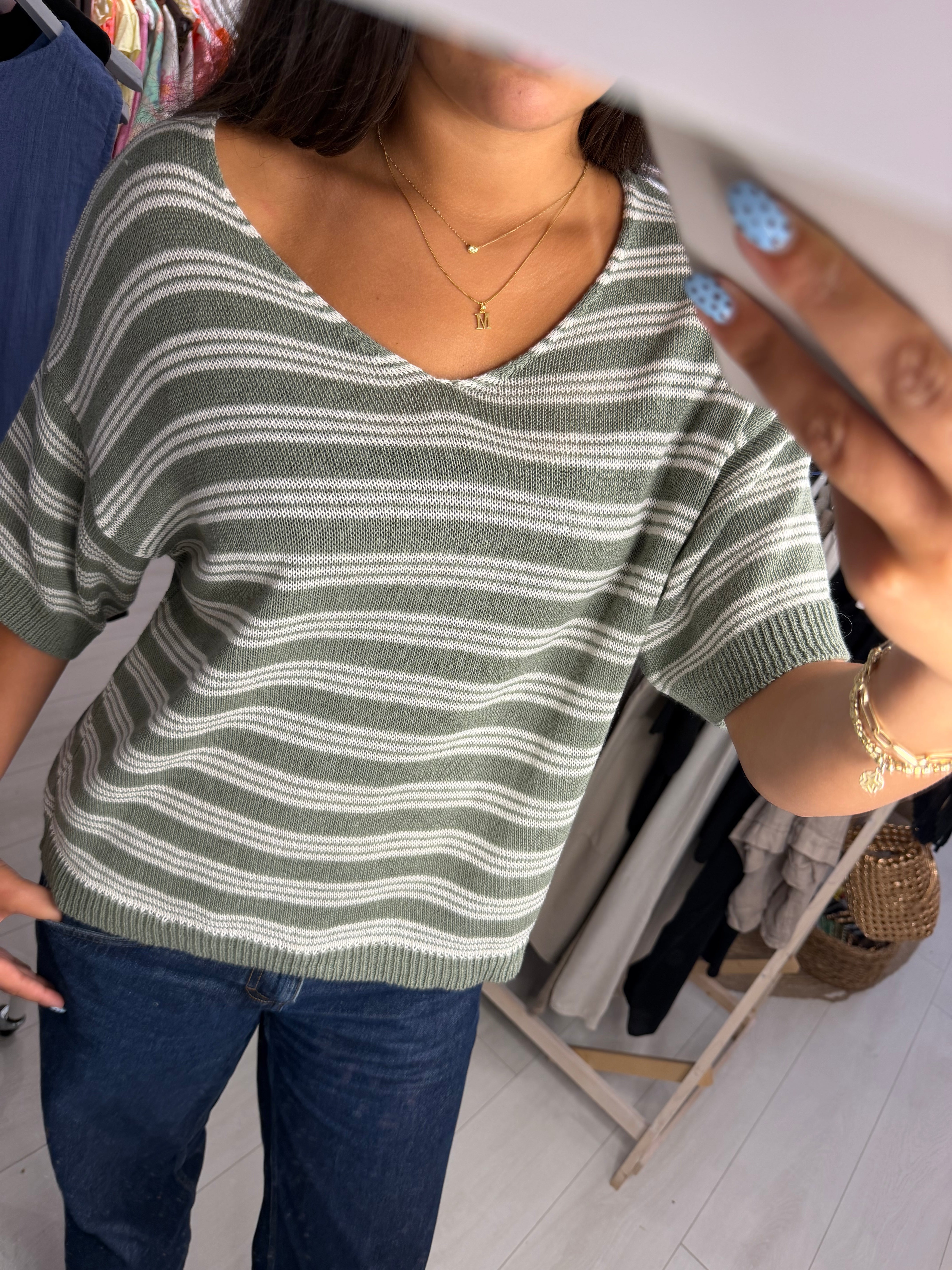 Louise Striped Knit