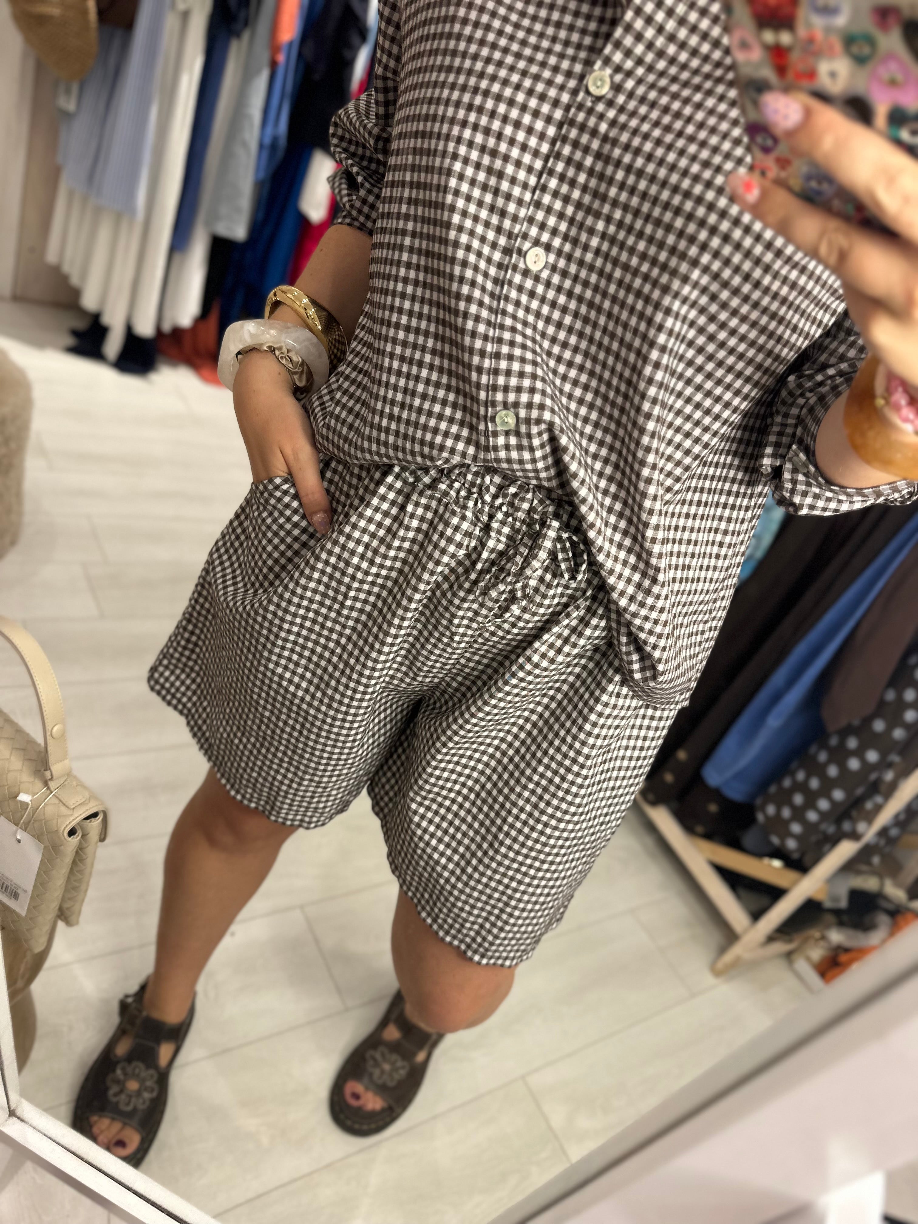 Charli Checkered Shorts