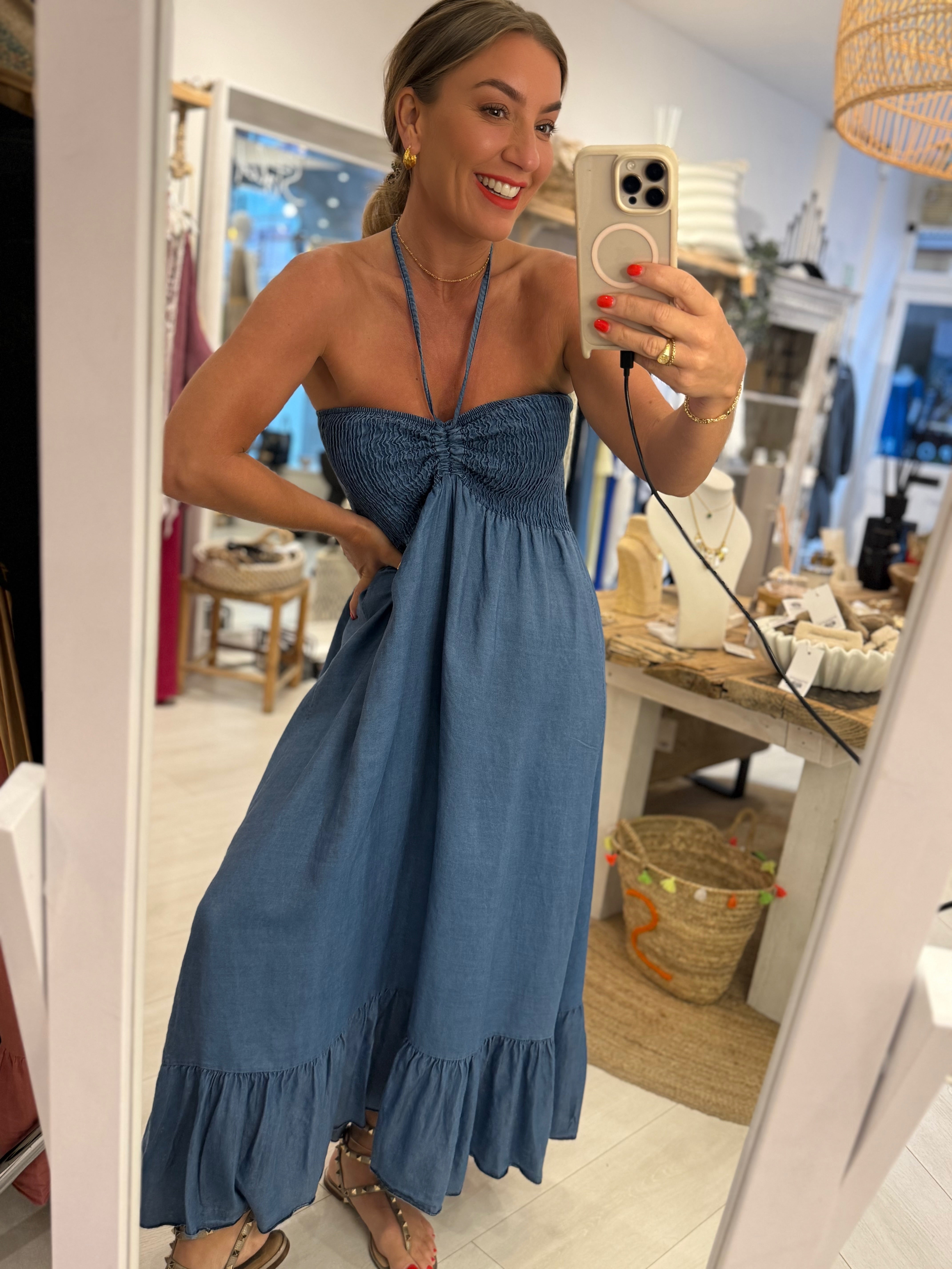 Ella Strapless Maxi Dress
