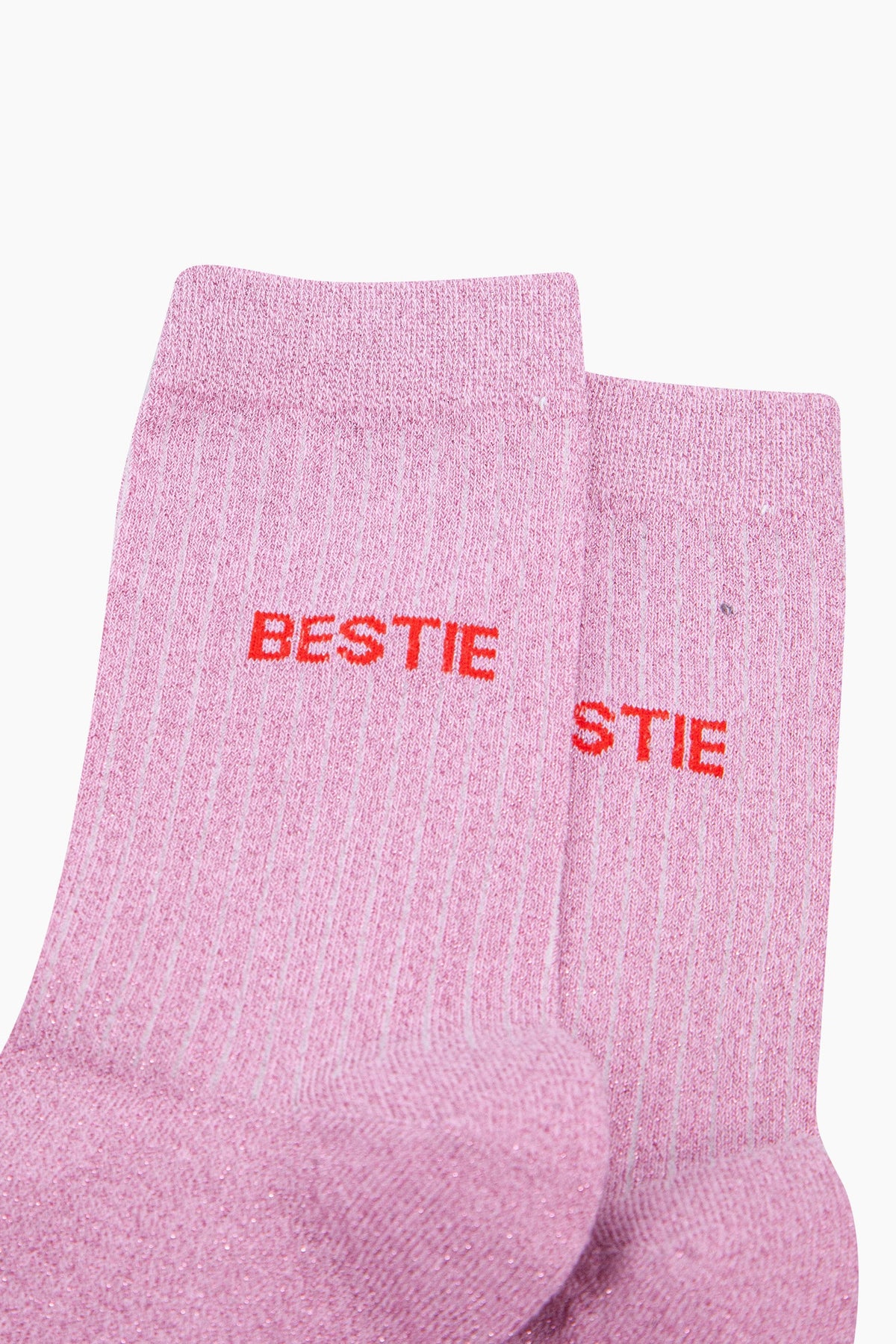 Bestie Combed Cotton Glitter Socks
