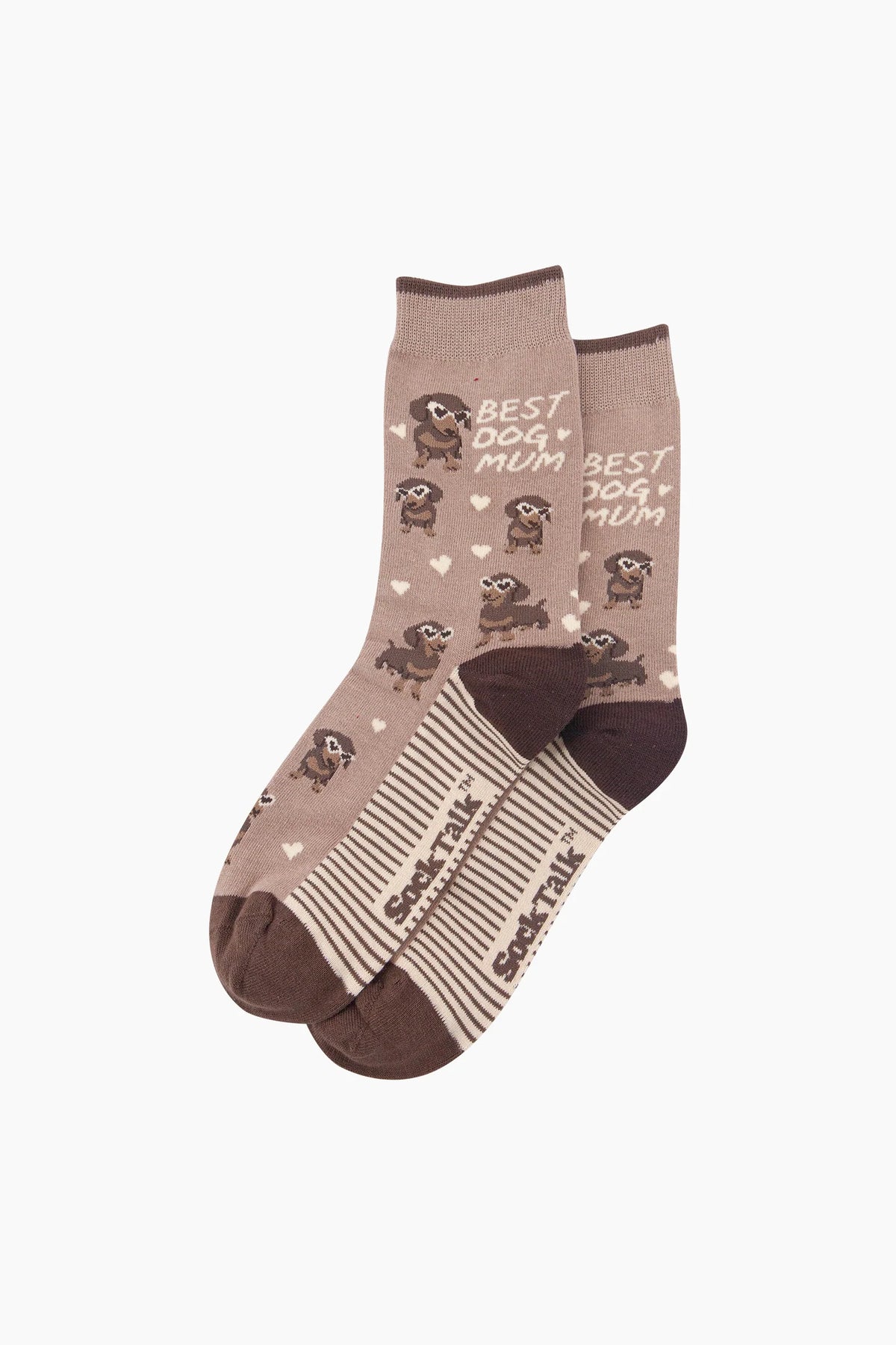 Best Dog Mum Combed Cotton Socks