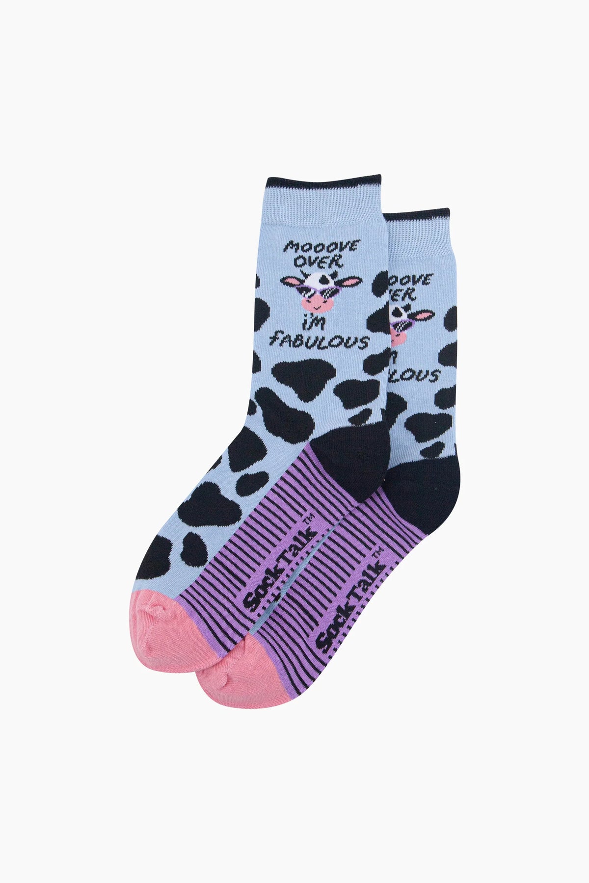 Mooove Over Combed Cotton Socks