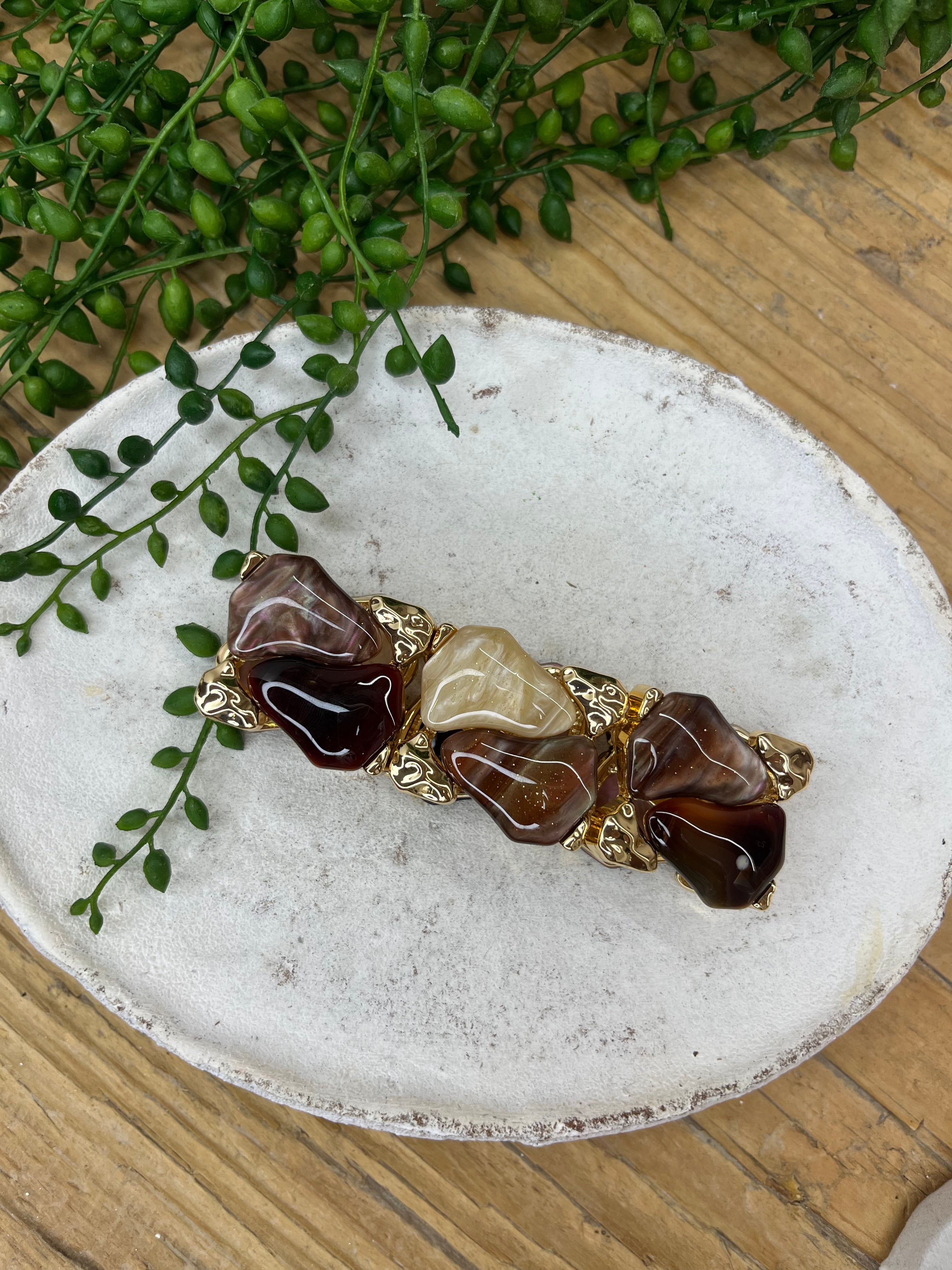 Iridescent Molten Bangle