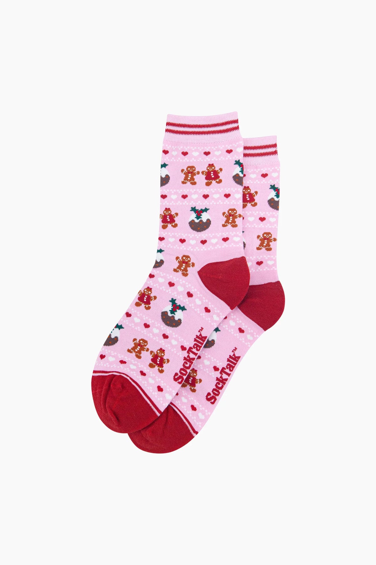 Christmas Pudding & Gingerbread Bamboo Socks