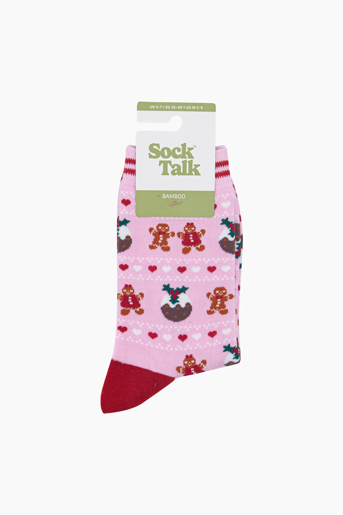 Christmas Pudding & Gingerbread Bamboo Socks