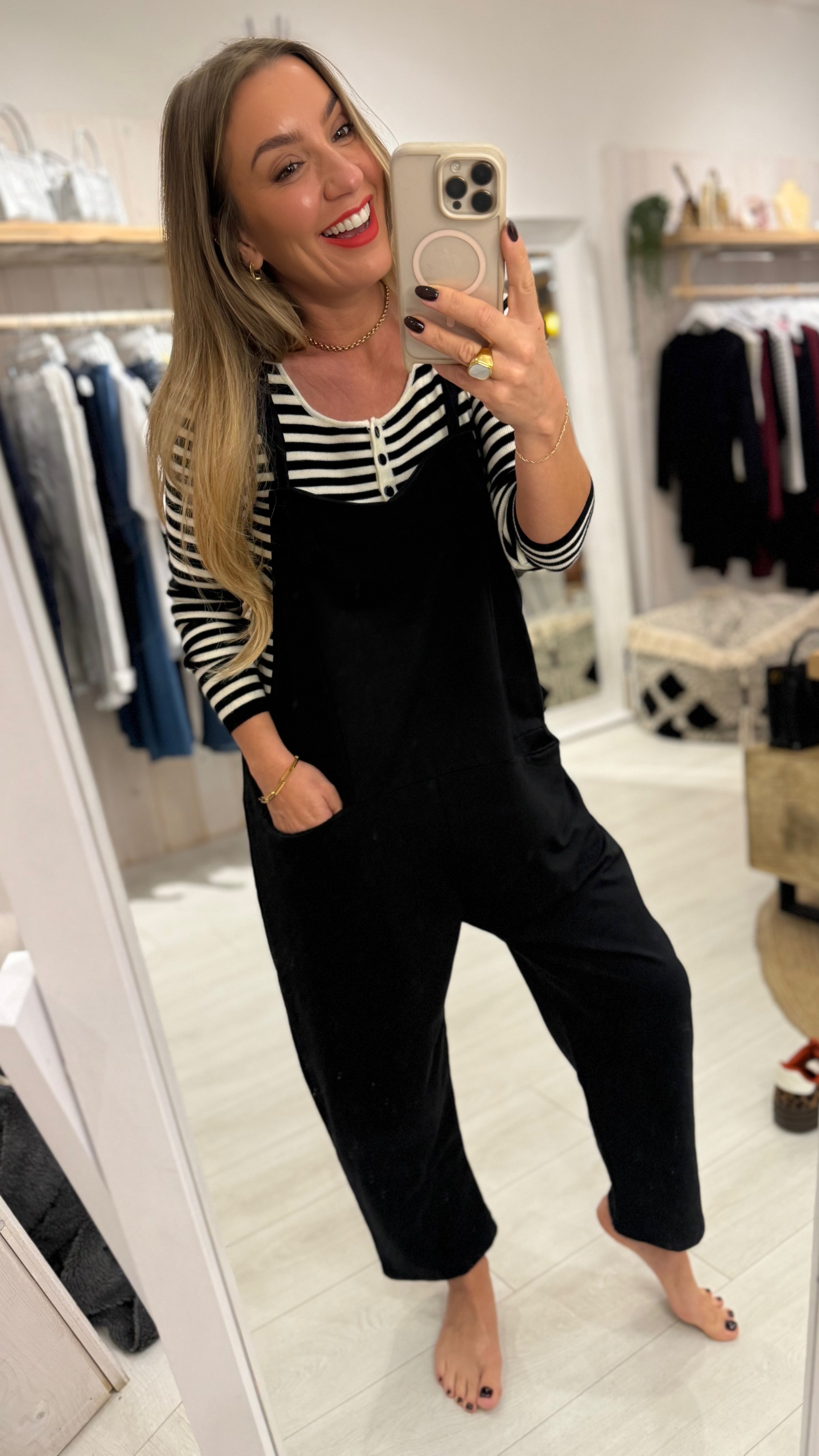 Lulu Jersey Dungaree