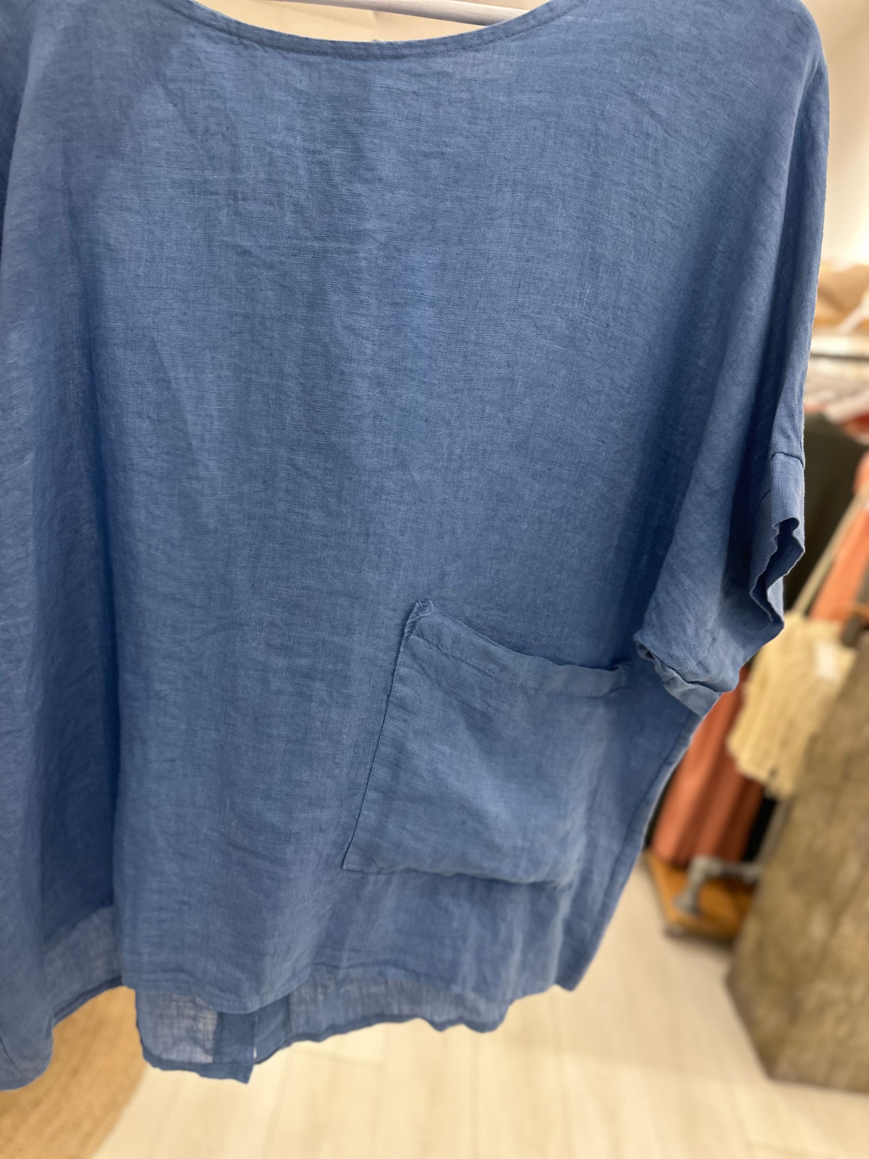 Olive Round Neck Top