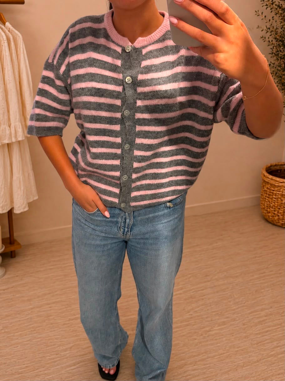 Madison Stripe Cardi