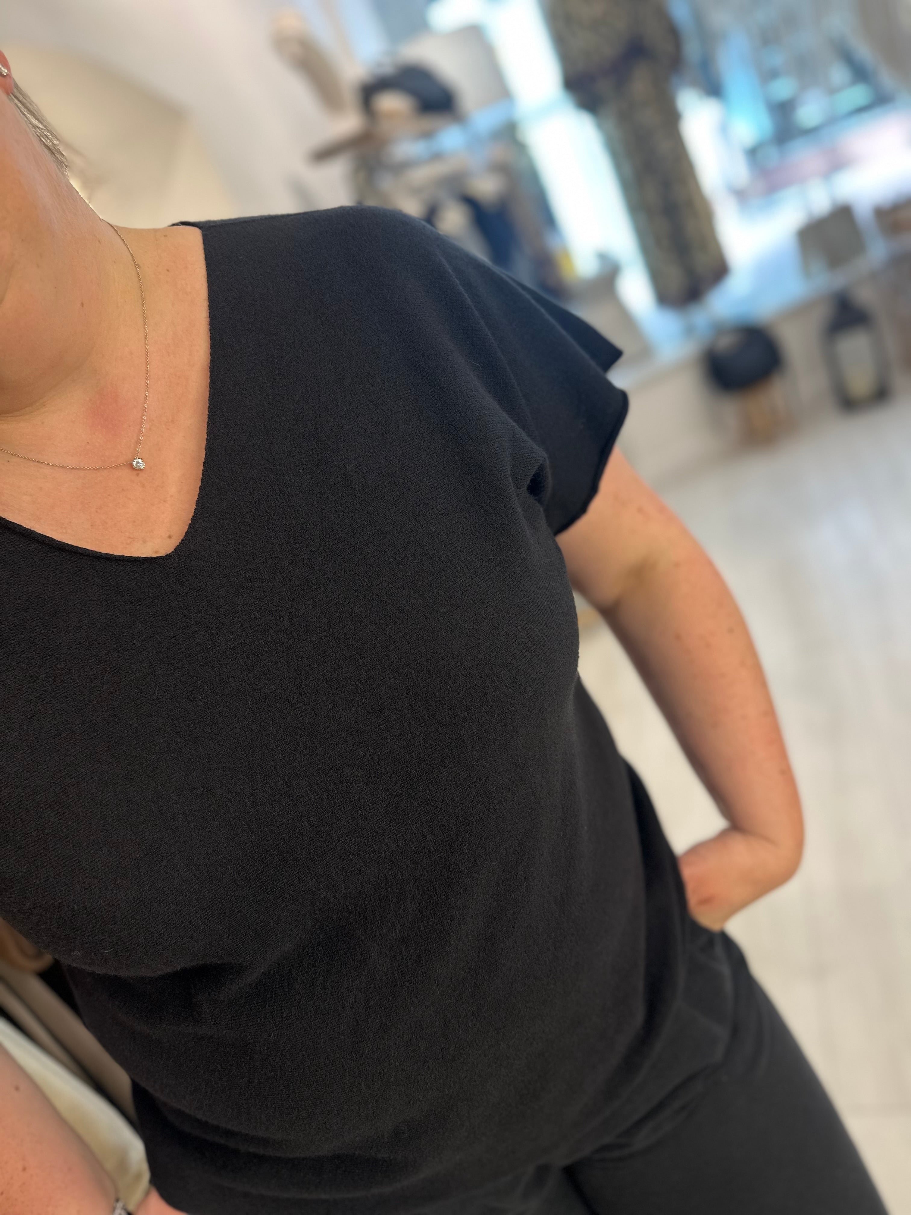 Valencia V- Neck Italian Knit