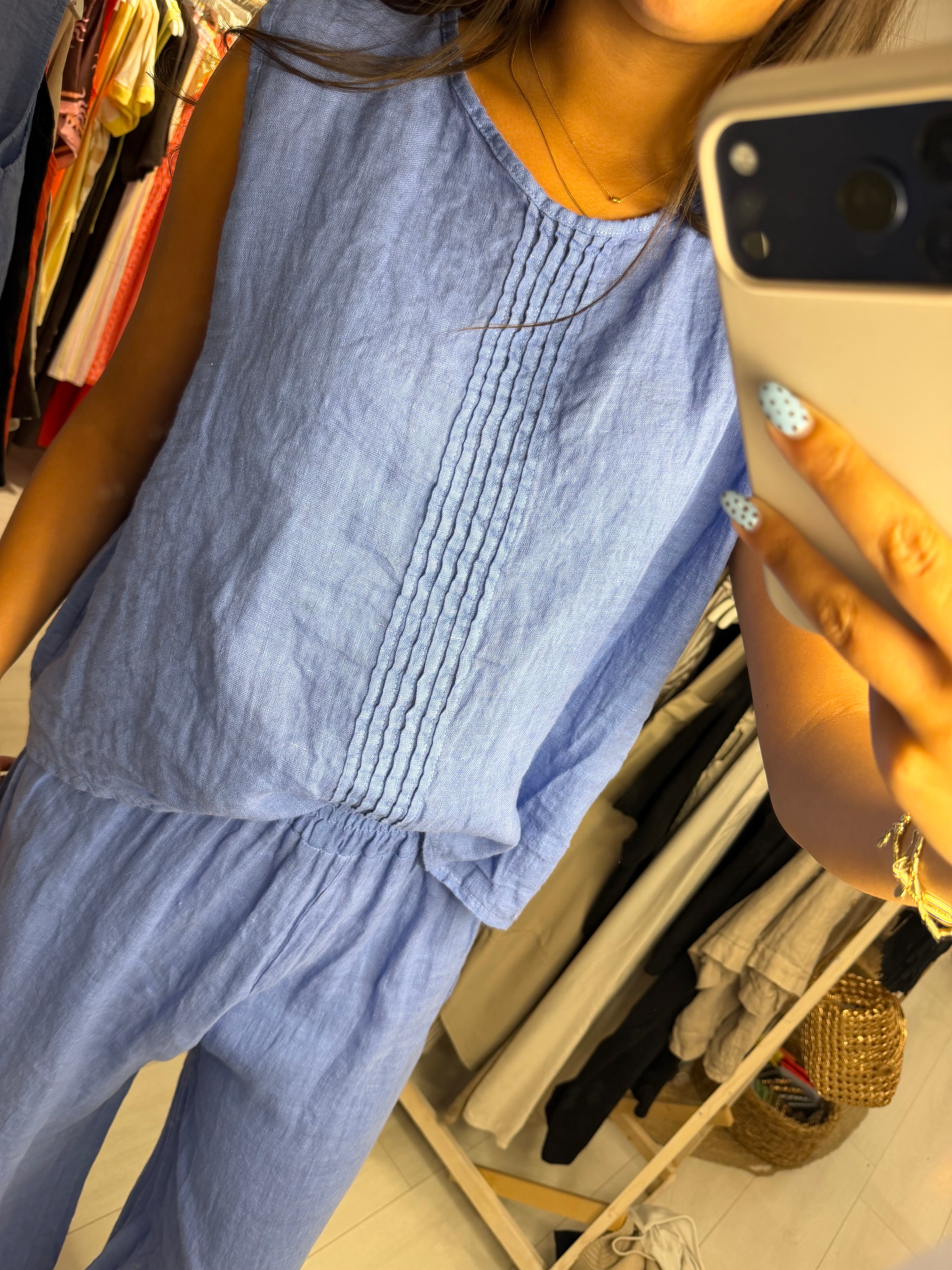 Polly Pleat Detail Top