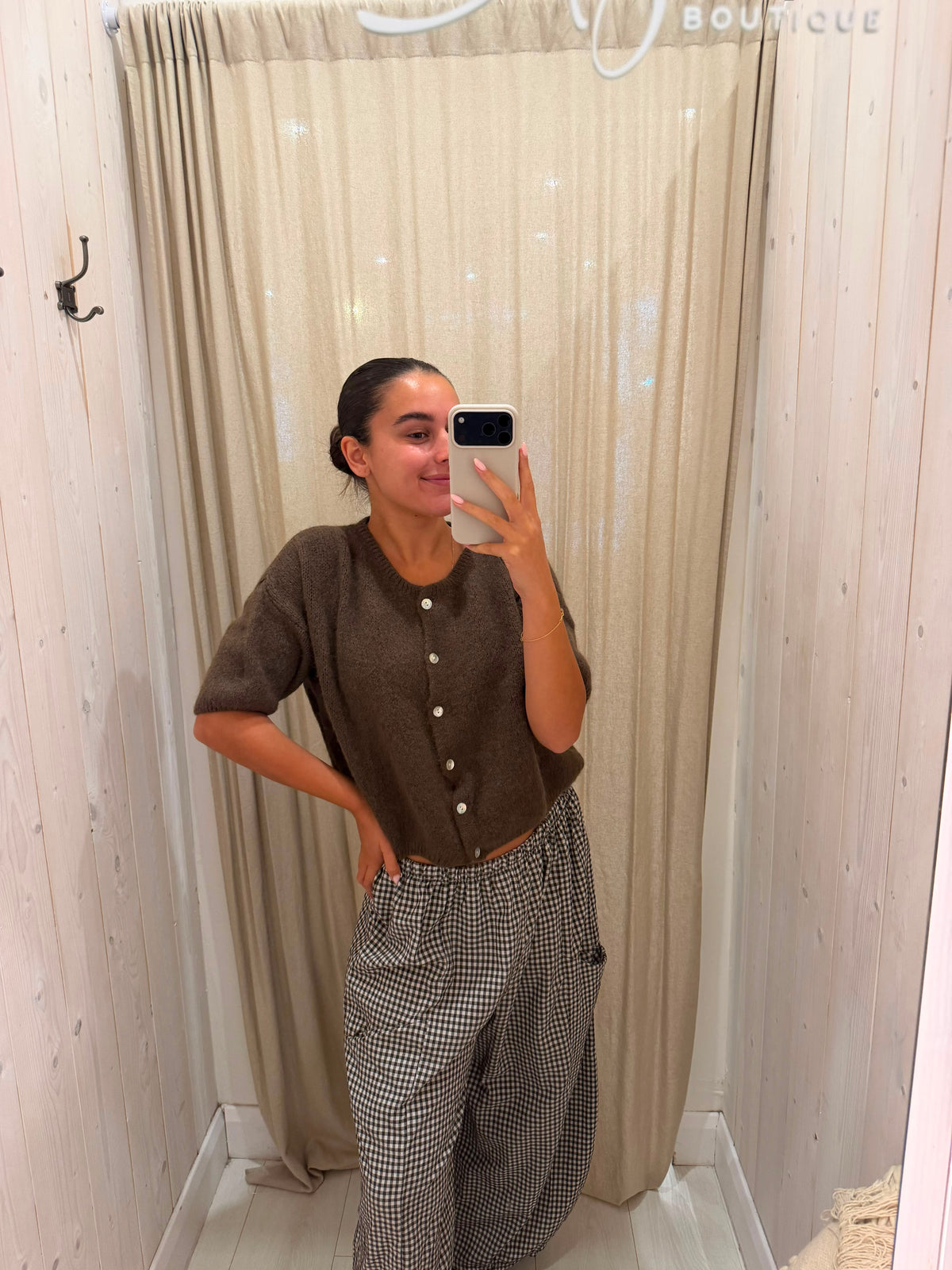 Charli Checkered Trousers