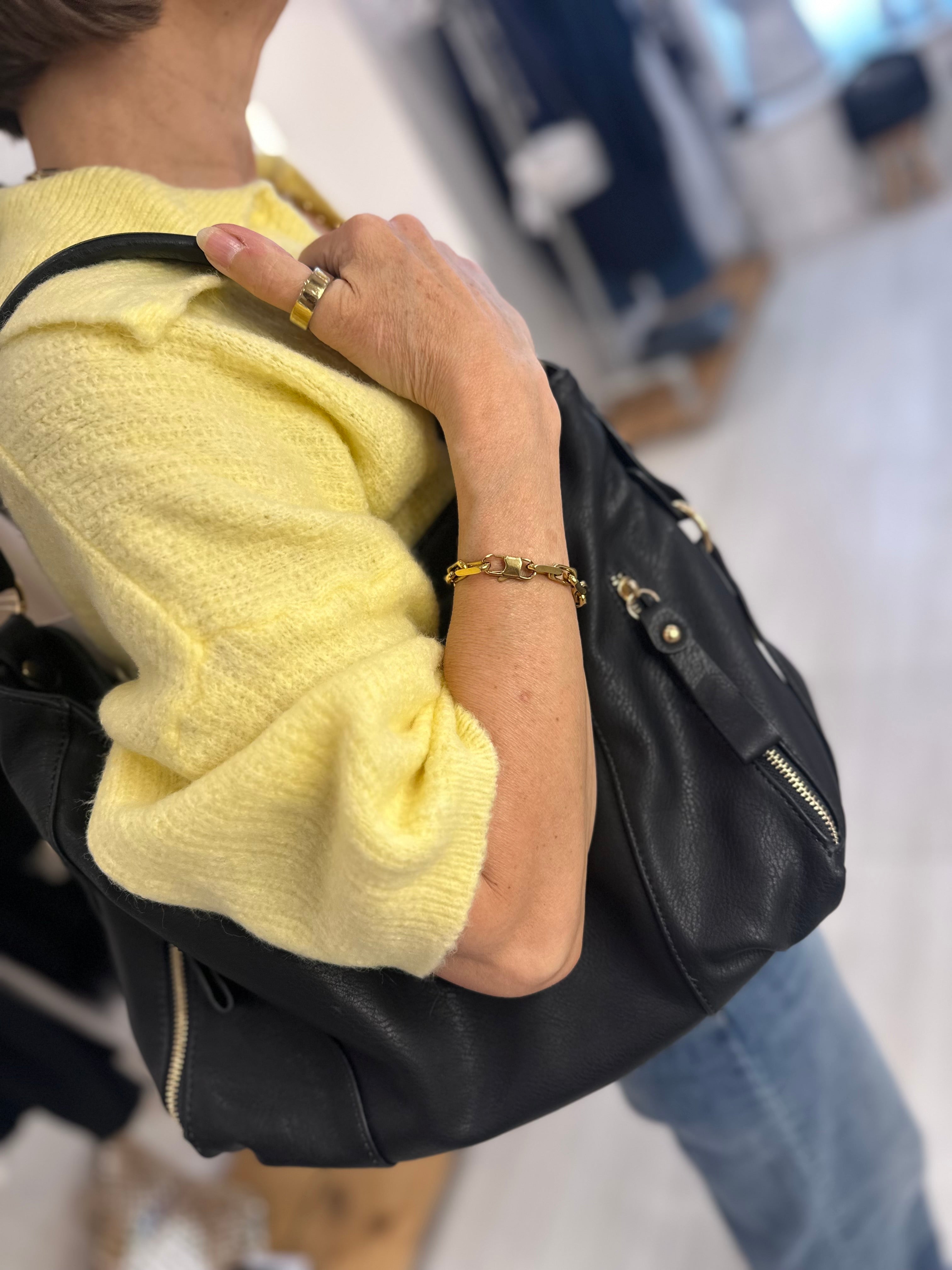 Ffion PU Slouch Shoulder Bag