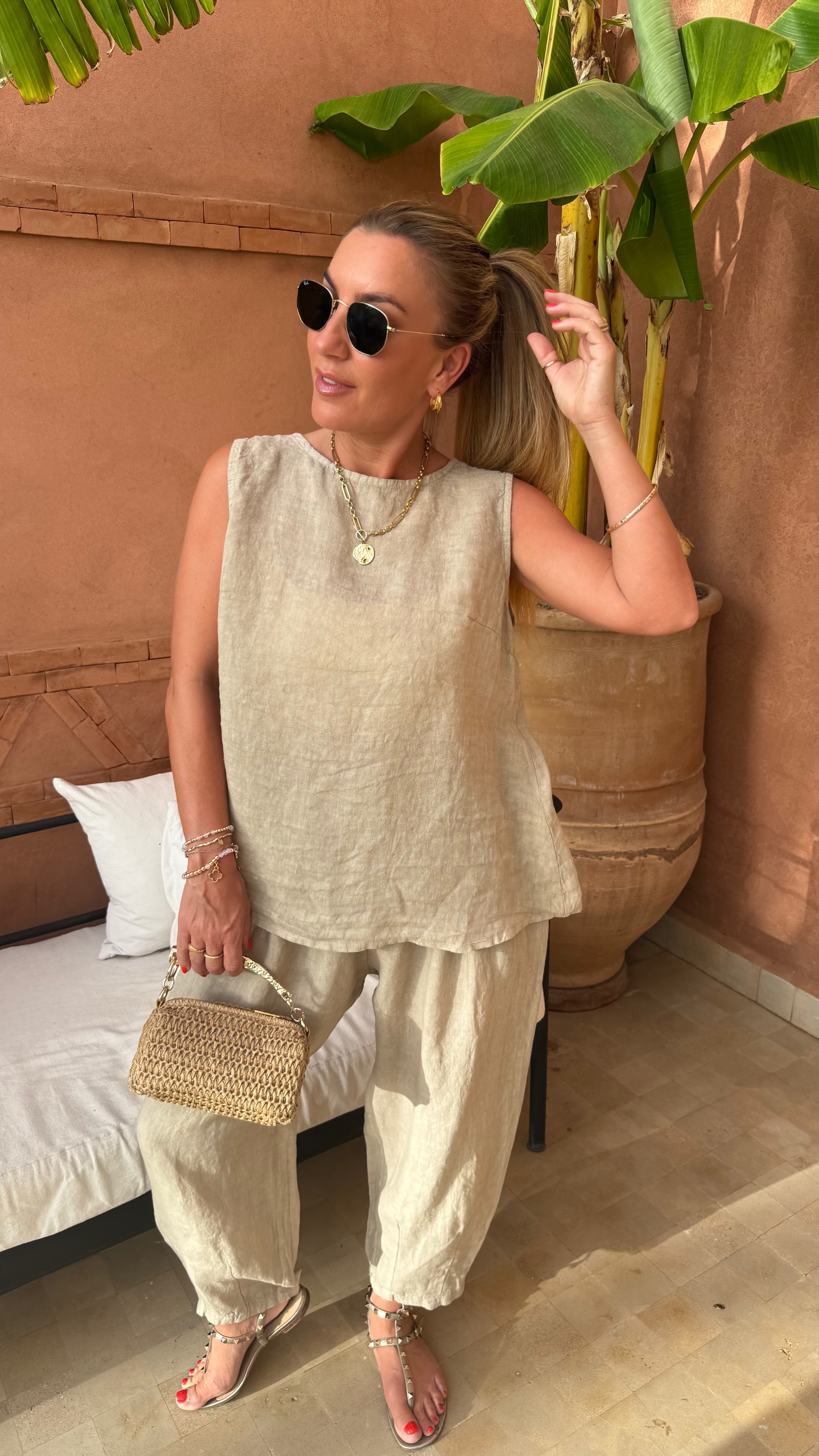 Solana Linen Set