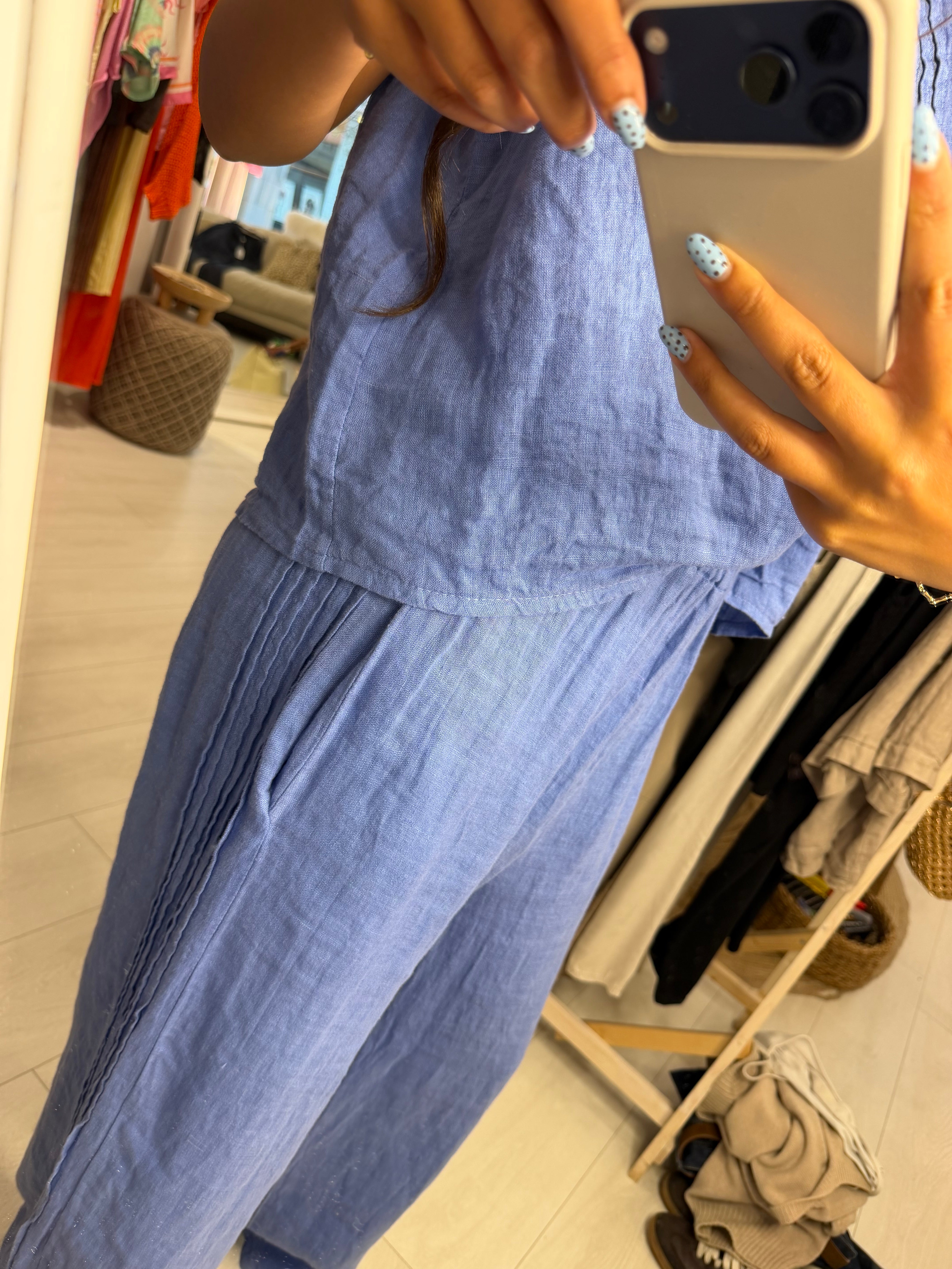Polly Pleat Detail Trousers